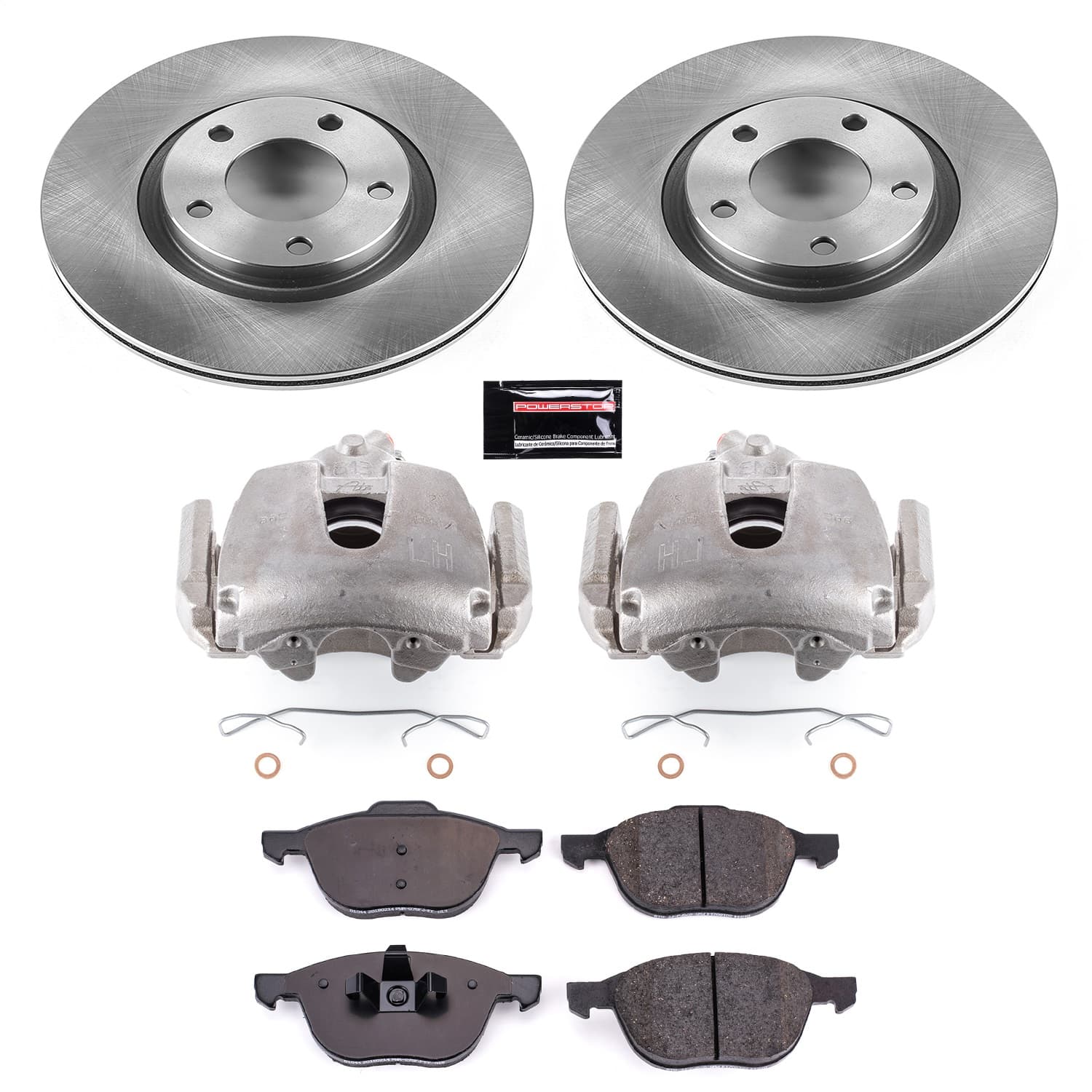 Power Stop - KCOE125A - Front - Disc Brake Pad/Caliper and Rotor Kit image 1