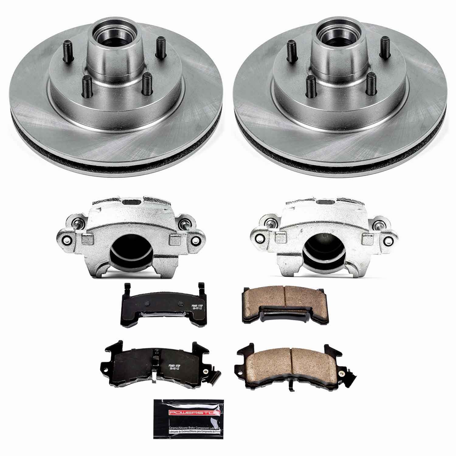 Power Stop - KCOE1482 - Front - Disc Brake Pad/Caliper and Rotor Kit image 1