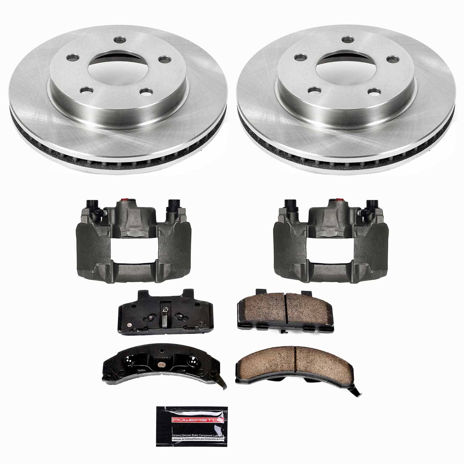 Power Stop - KCOE1487 - Front - Disc Brake Pad/Caliper and Rotor Kit image 1