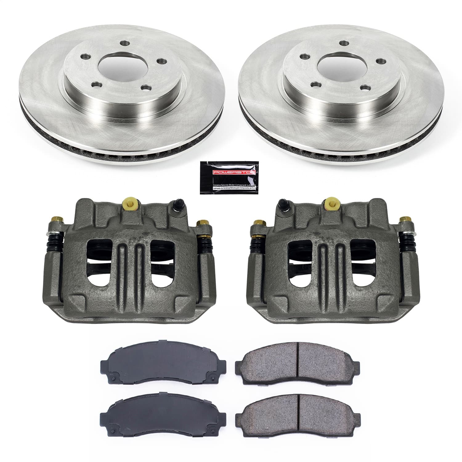 Power Stop - KCOE1576 - Front - Disc Brake Pad/Caliper and Rotor Kit image 1