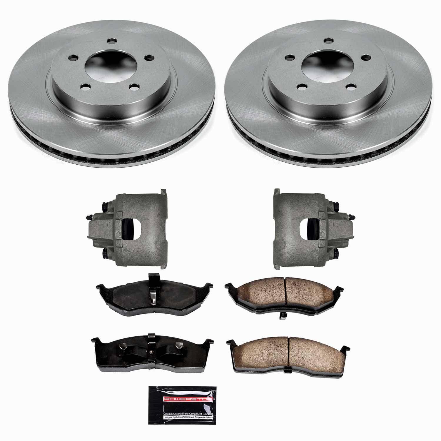 Power Stop - KCOE1692 - Front - Disc Brake Pad/Caliper and Rotor Kit image 1