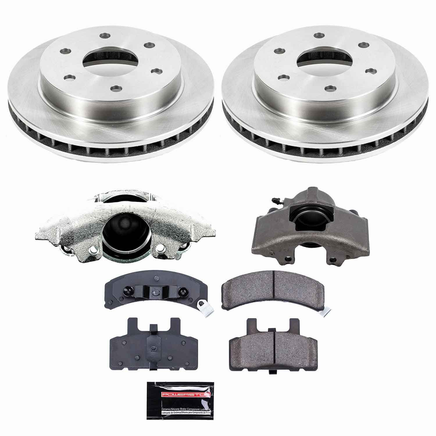 Power Stop - KCOE1970 - Front - Disc Brake Pad/Caliper and Rotor Kit image 1