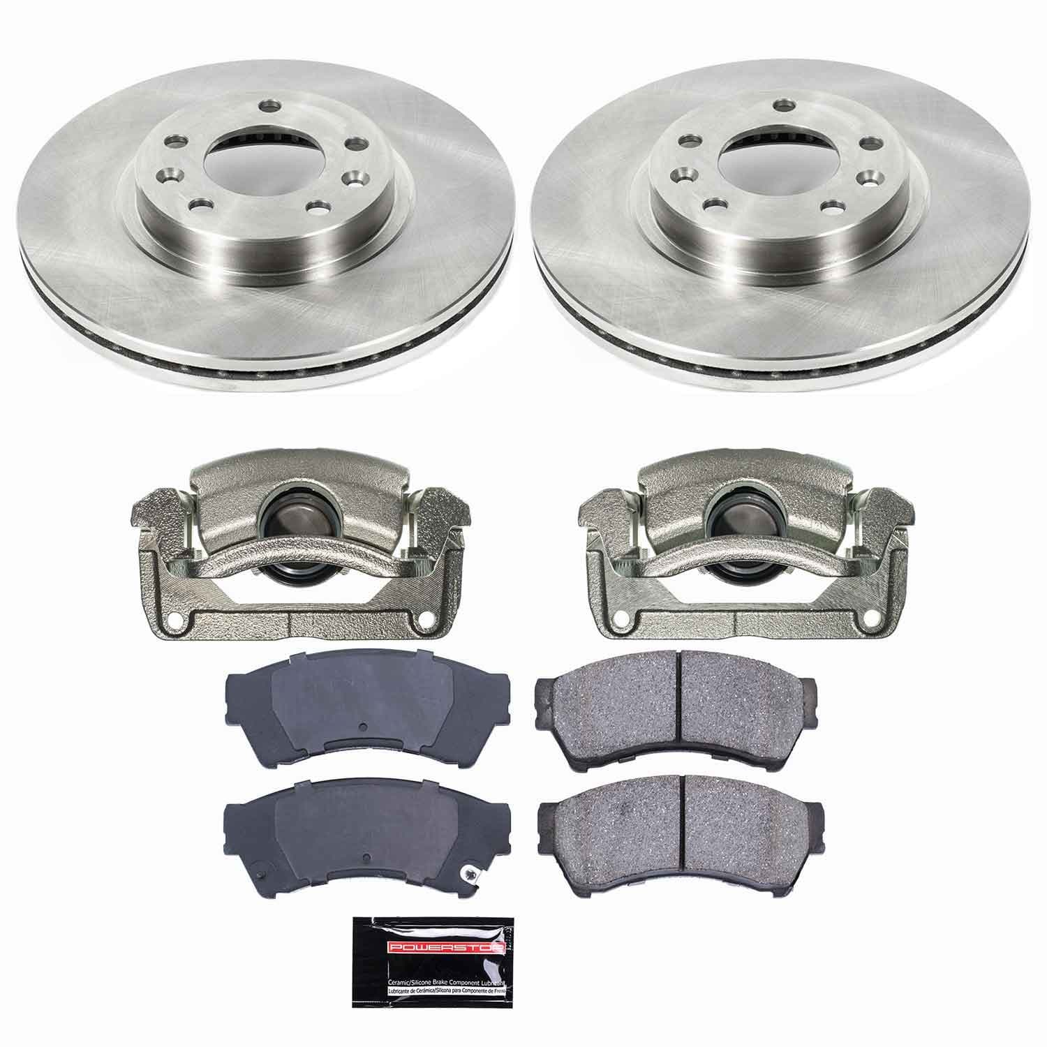 Power Stop - KCOE199 - Front - Disc Brake Pad/Caliper and Rotor Kit image 1