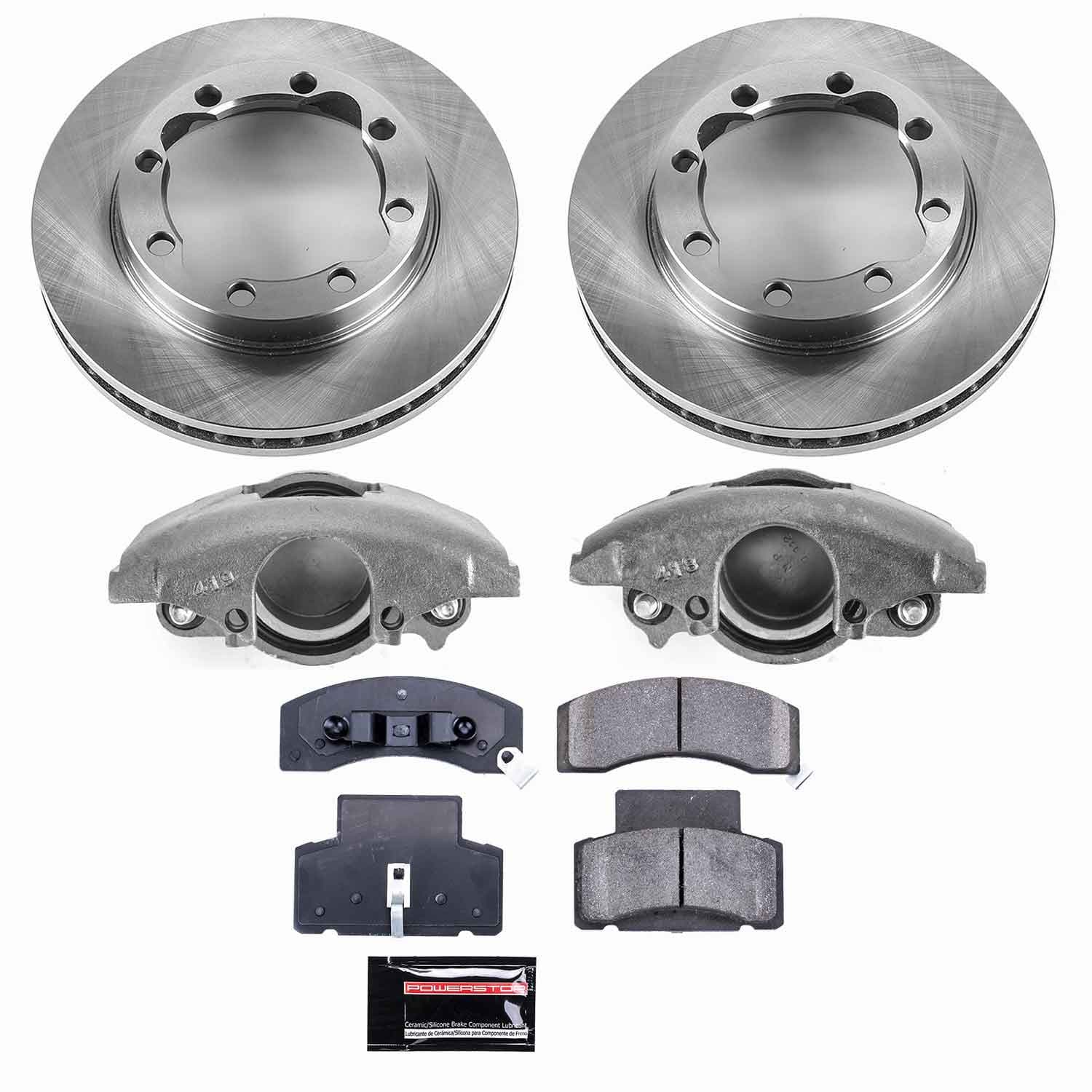 Power Stop - KCOE1992 - Front - Disc Brake Pad/Caliper and Rotor Kit image 1