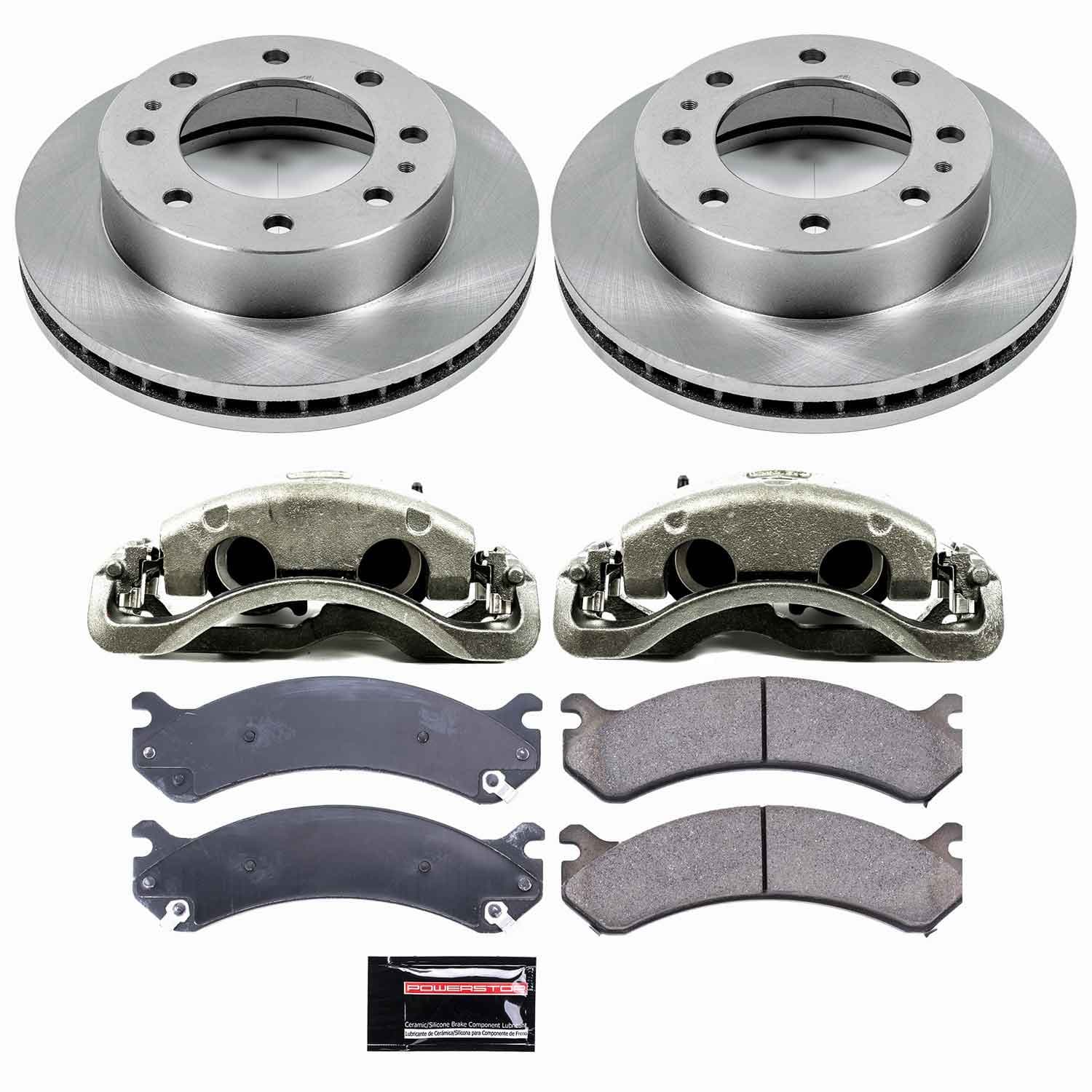 Power Stop - KCOE2020 - Front - Disc Brake Pad/Caliper and Rotor Kit image 1