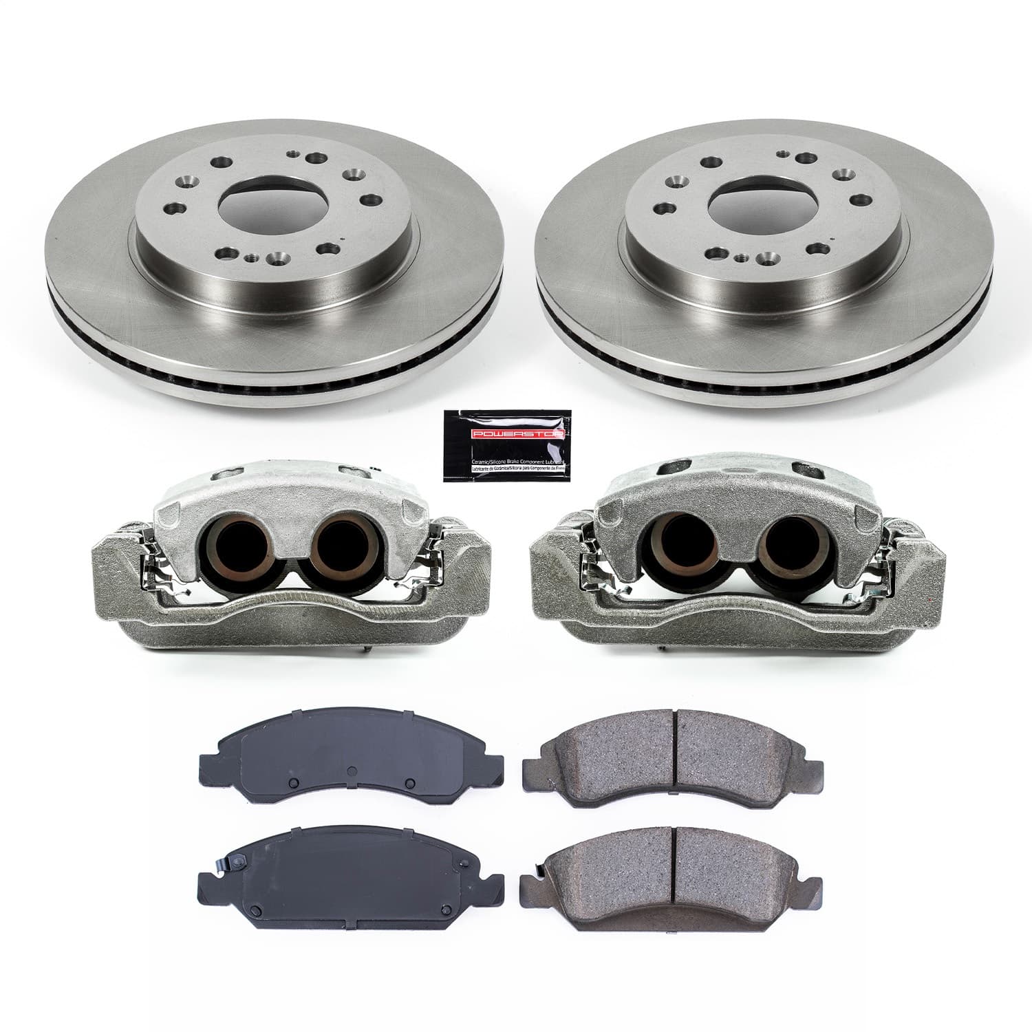Power Stop - KCOE2069 - Front - Disc Brake Pad/Caliper and Rotor Kit image 1