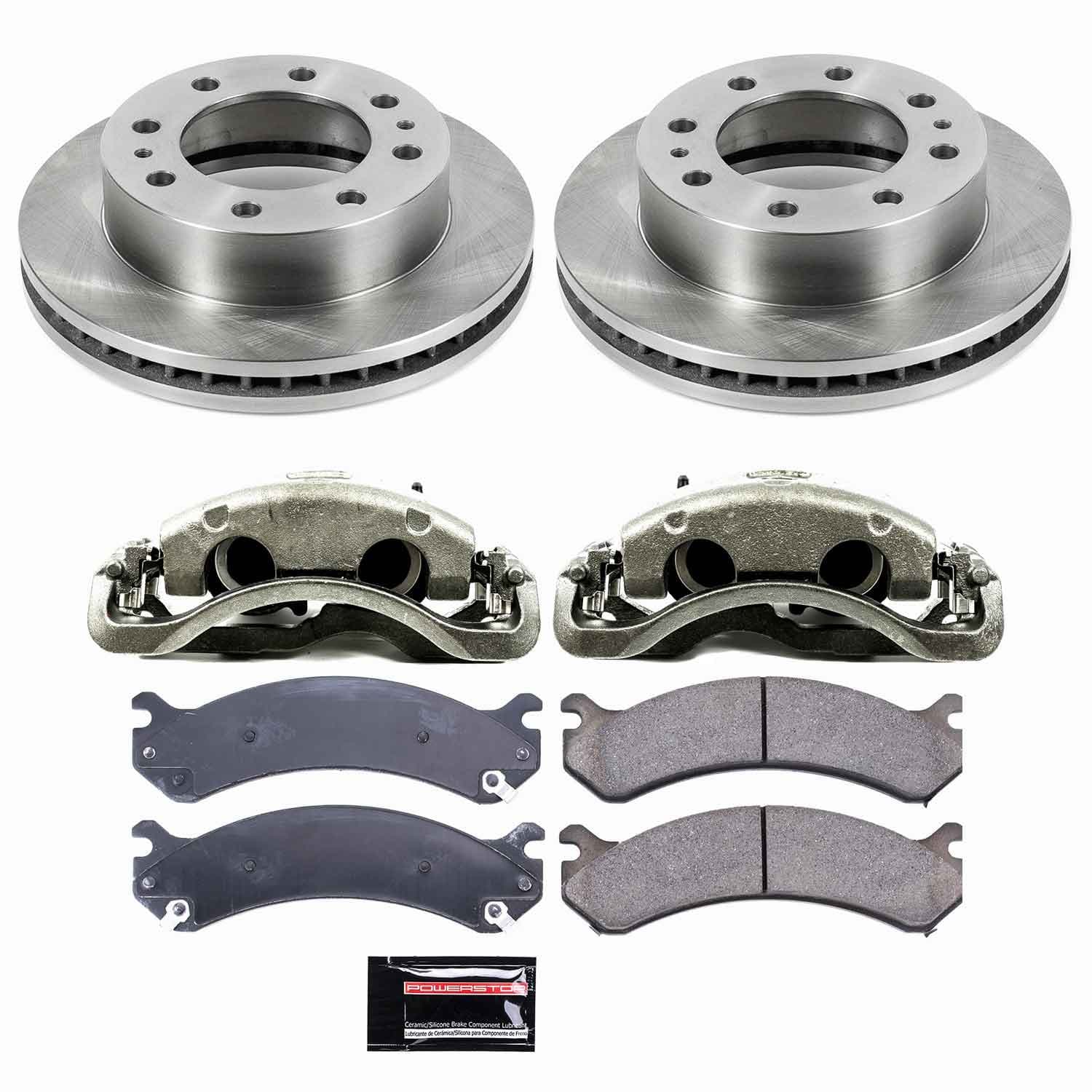 Power Stop - KCOE2071 - Front - Disc Brake Pad/Caliper and Rotor Kit image 1