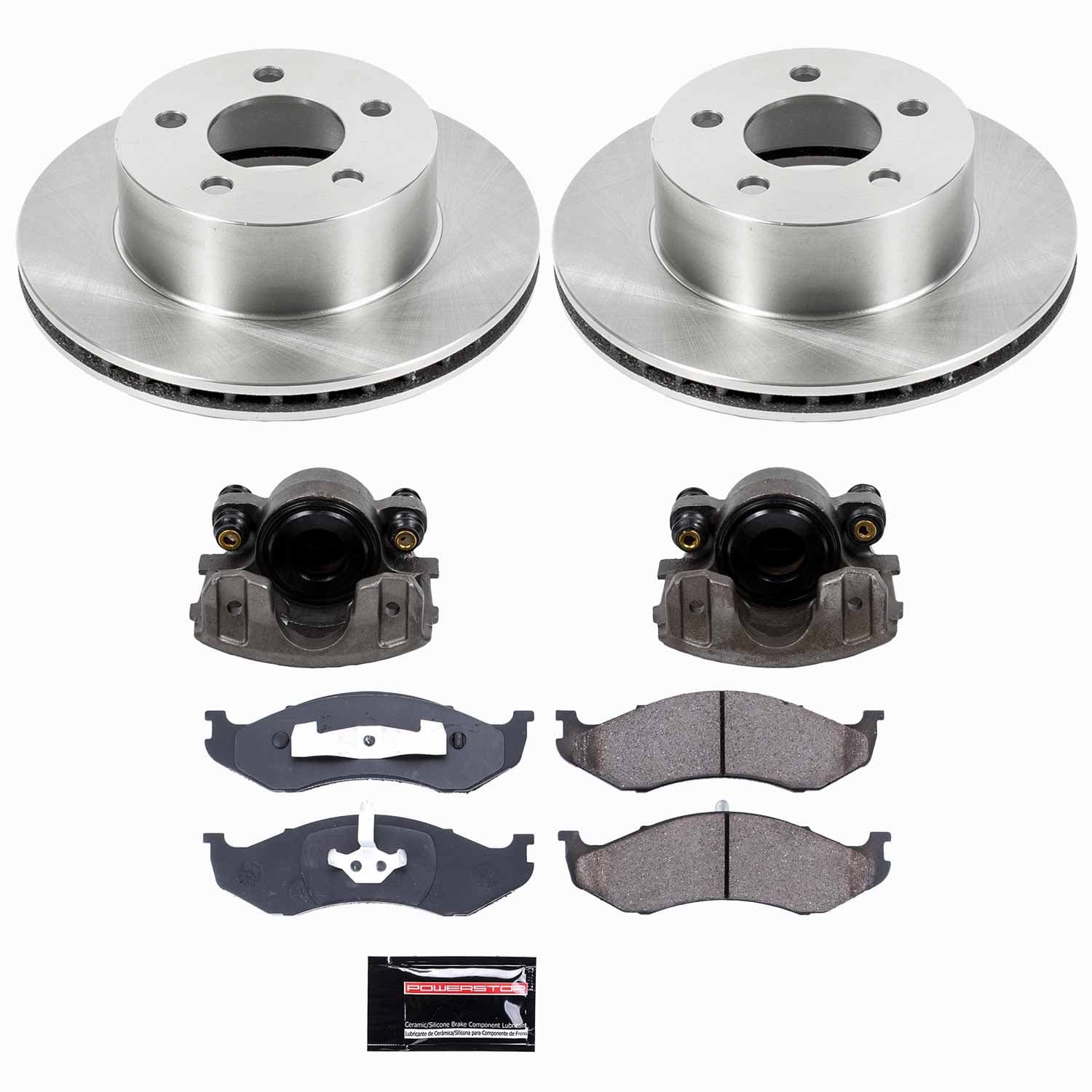 Power Stop - KCOE2119 - Front - Disc Brake Pad/Caliper and Rotor Kit image 1