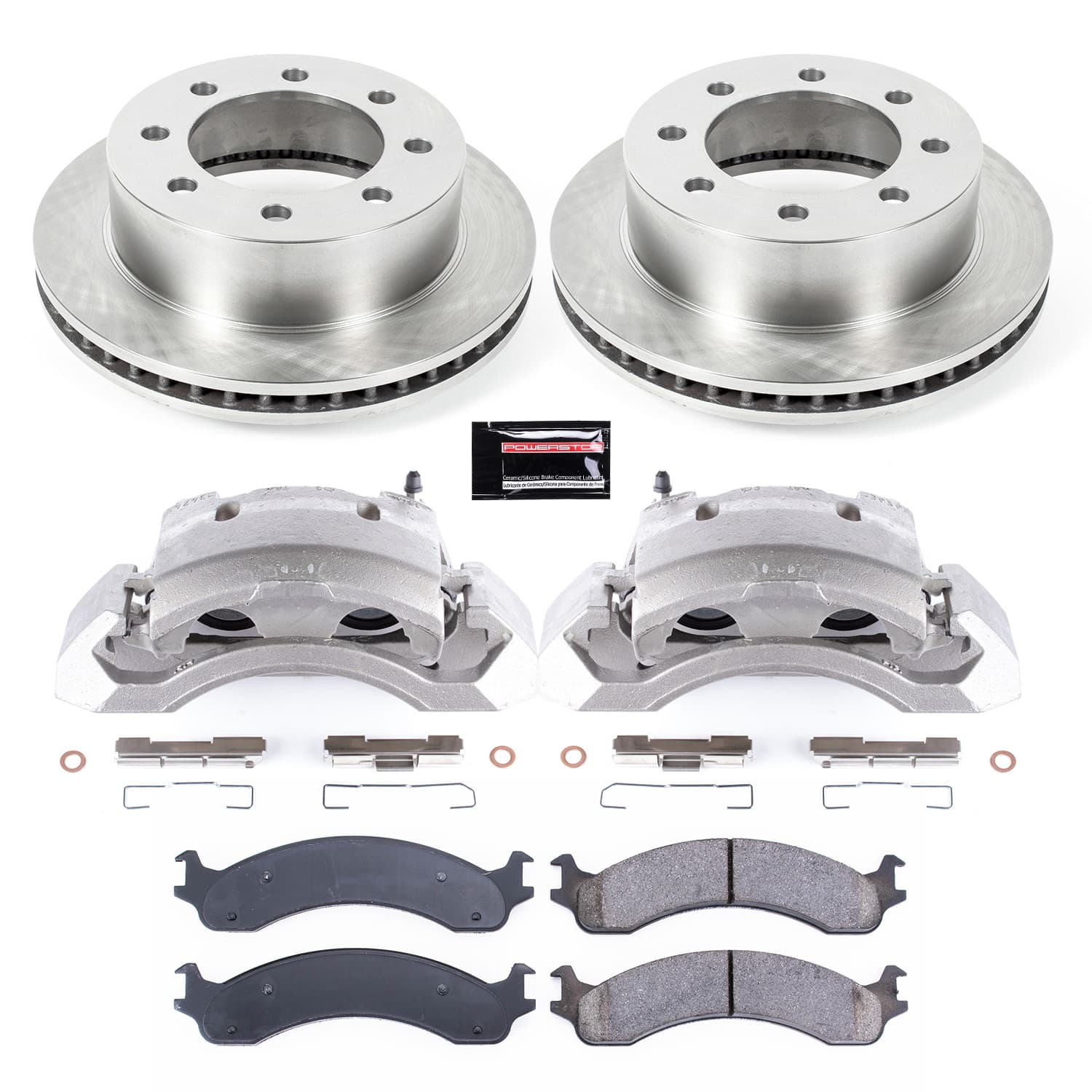 Power Stop - KCOE2156 - Front - Disc Brake Pad/Caliper and Rotor Kit image 1