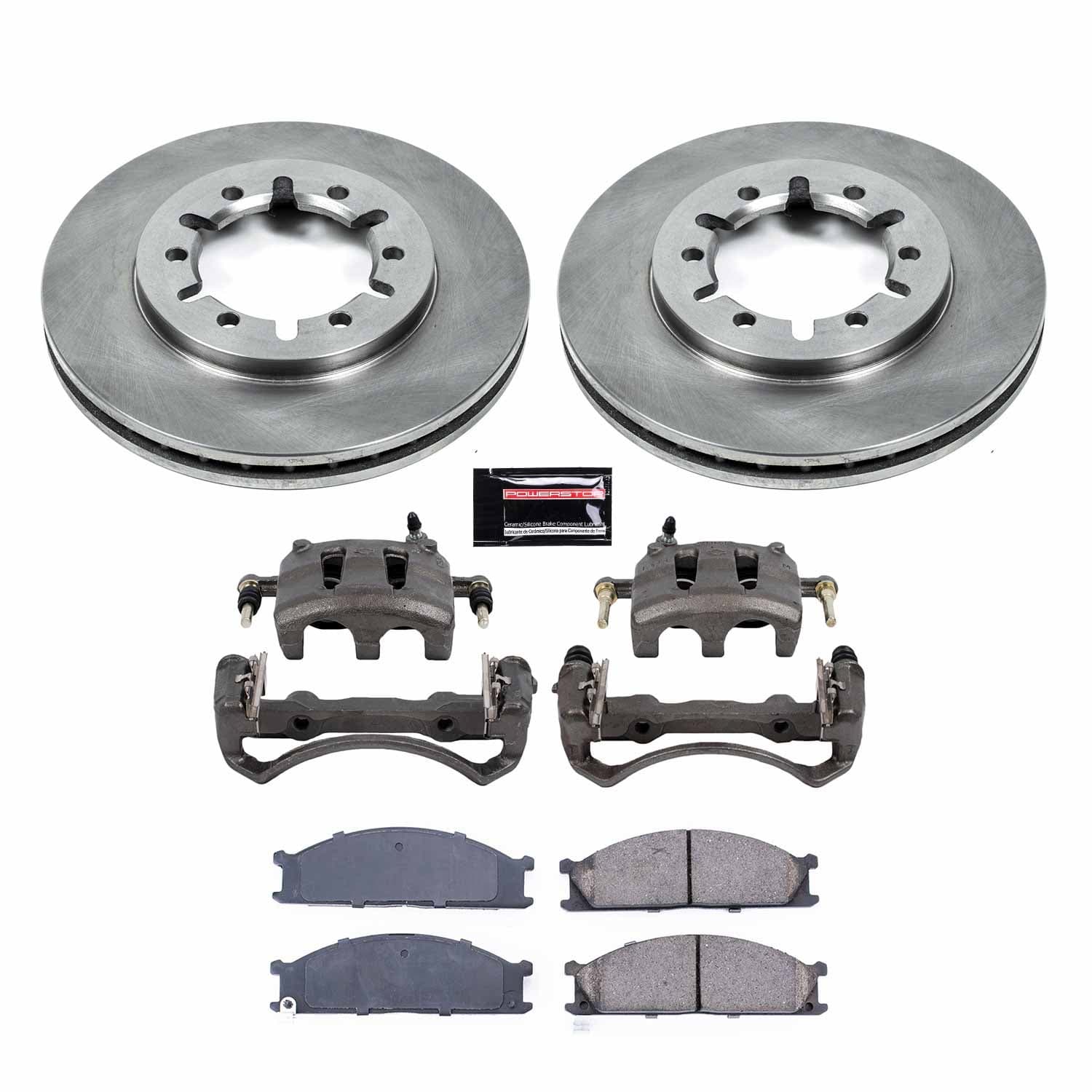 Power Stop - KCOE2278A - Front - Disc Brake Pad/Caliper and Rotor Kit image 1