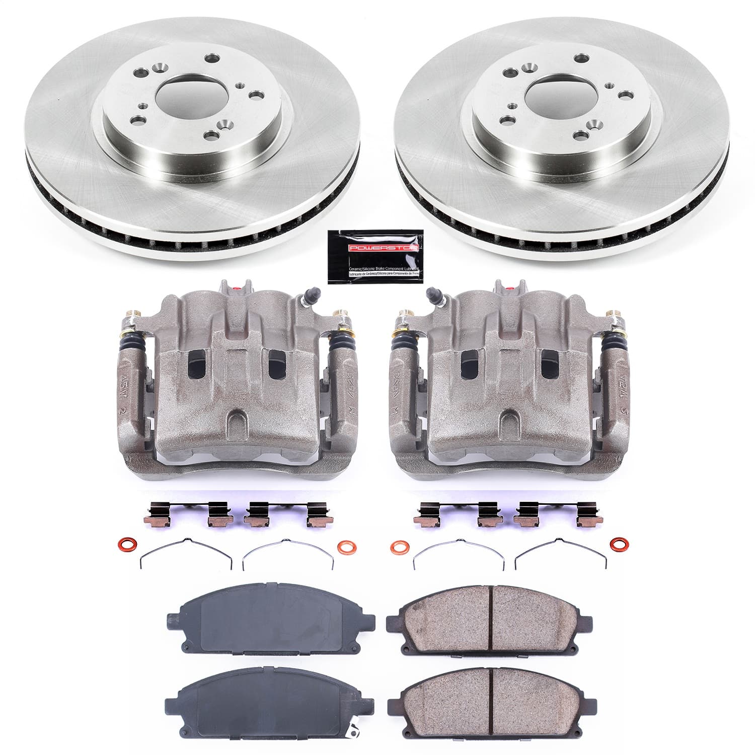 Power Stop - KCOE2290 - Front - Disc Brake Pad/Caliper and Rotor Kit image 1