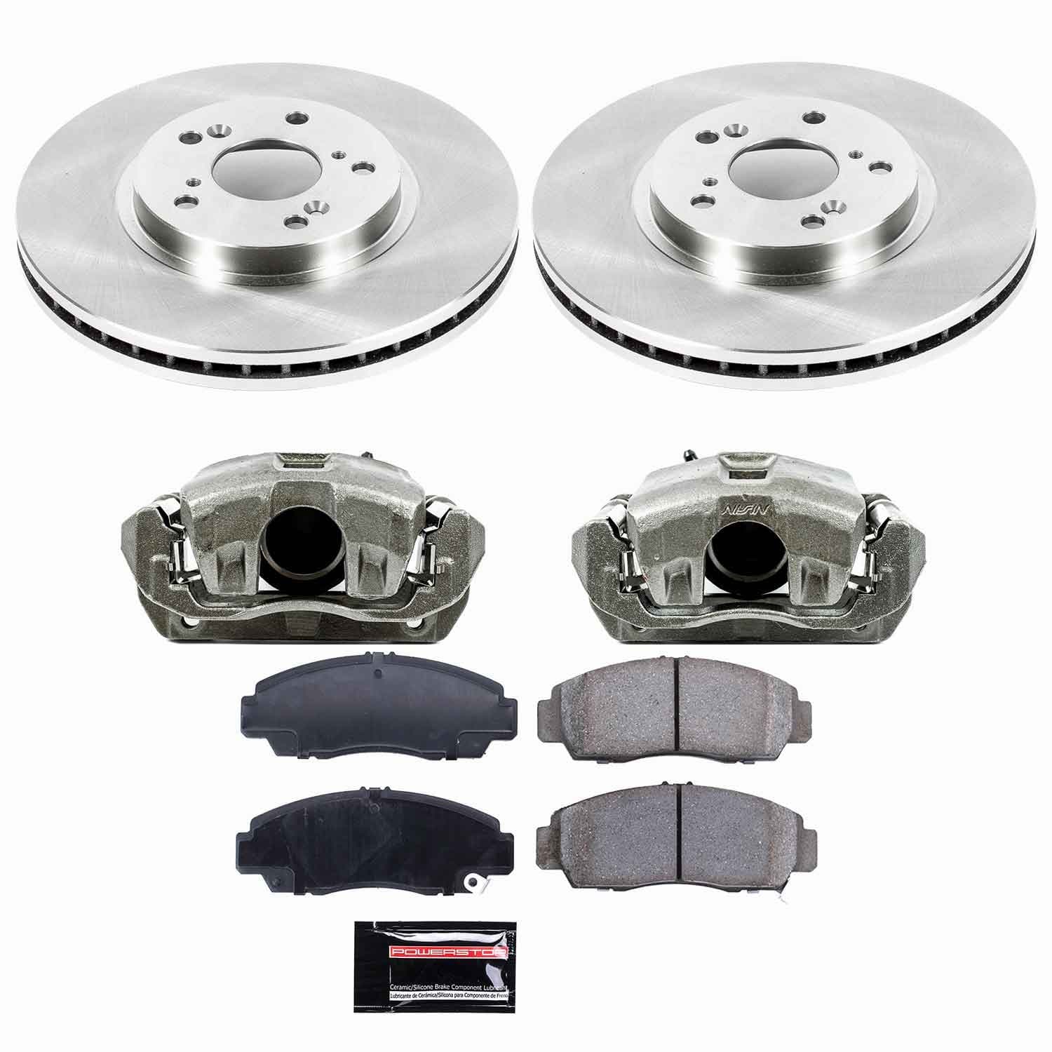Power Stop - KCOE2292 - Front - Disc Brake Pad/Caliper and Rotor Kit image 1