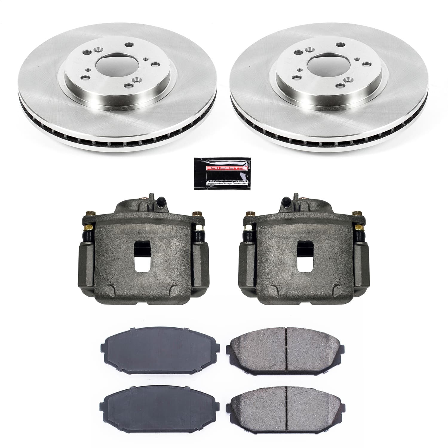 Power Stop - KCOE2299 - Front - Disc Brake Pad/Caliper and Rotor Kit image 1