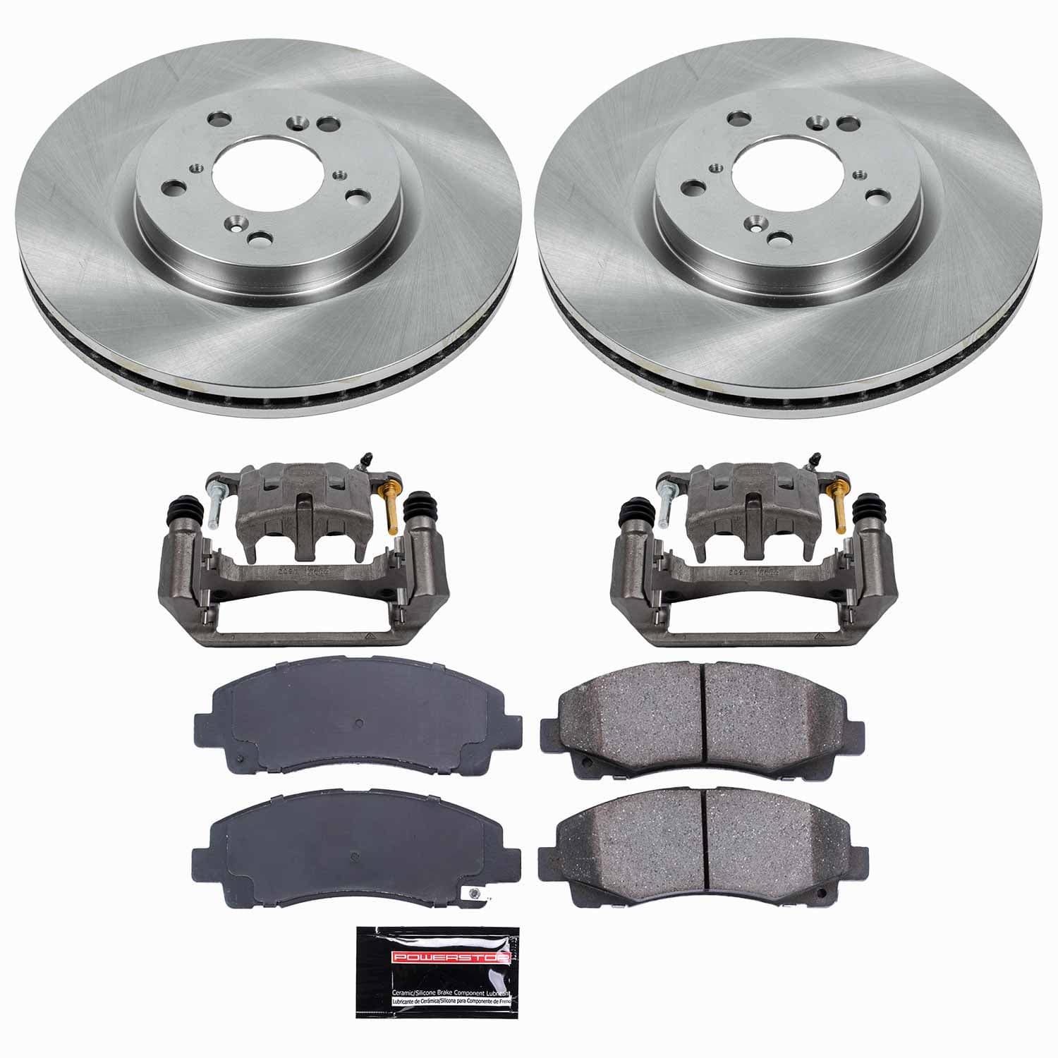 Power Stop - KCOE2429 - Front - Disc Brake Pad/Caliper and Rotor Kit image 1