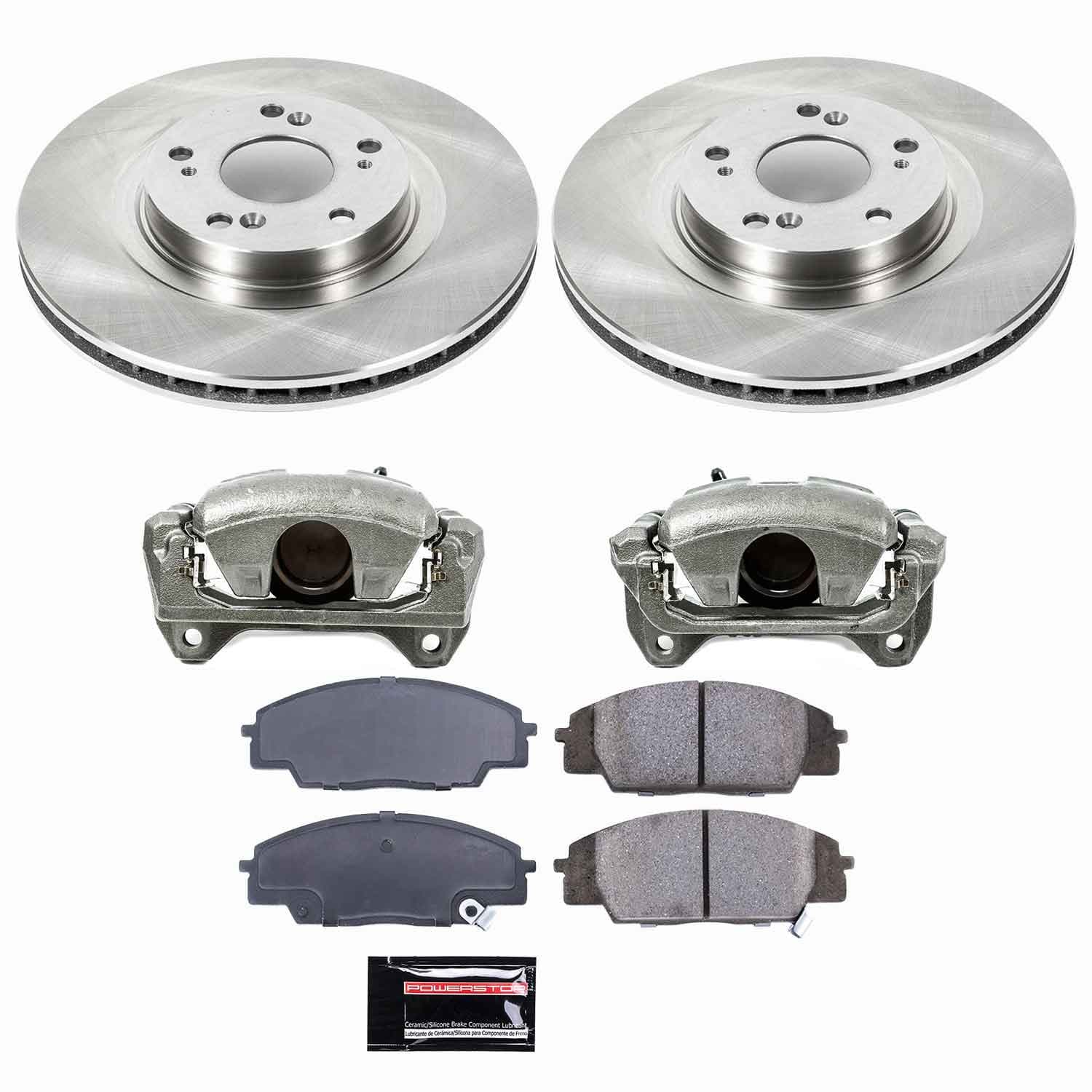 Power Stop - KCOE2439 - Front - Disc Brake Pad/Caliper and Rotor Kit image 1