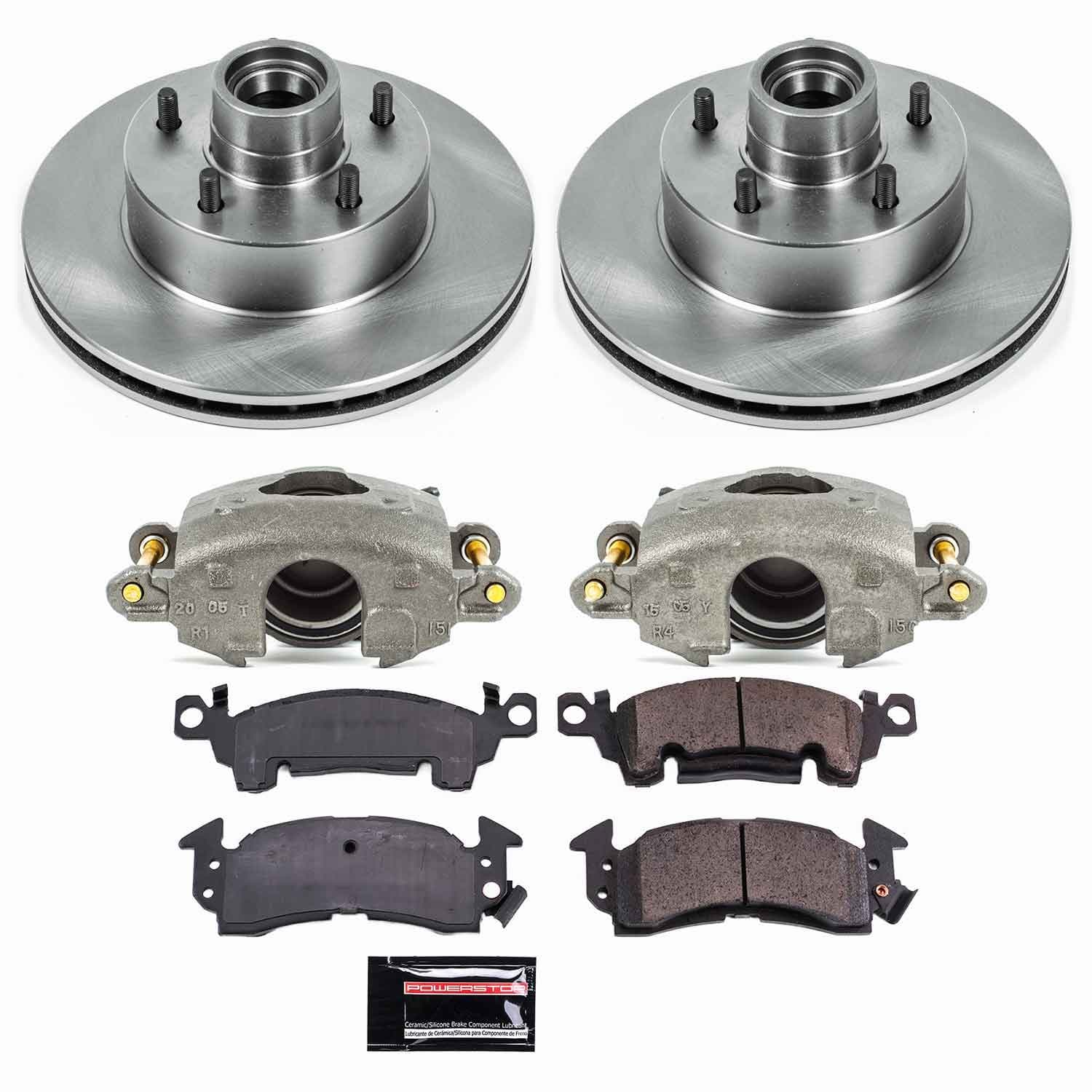 Power Stop - KCOE2580 - Front - Disc Brake Pad/Caliper and Rotor Kit image 1