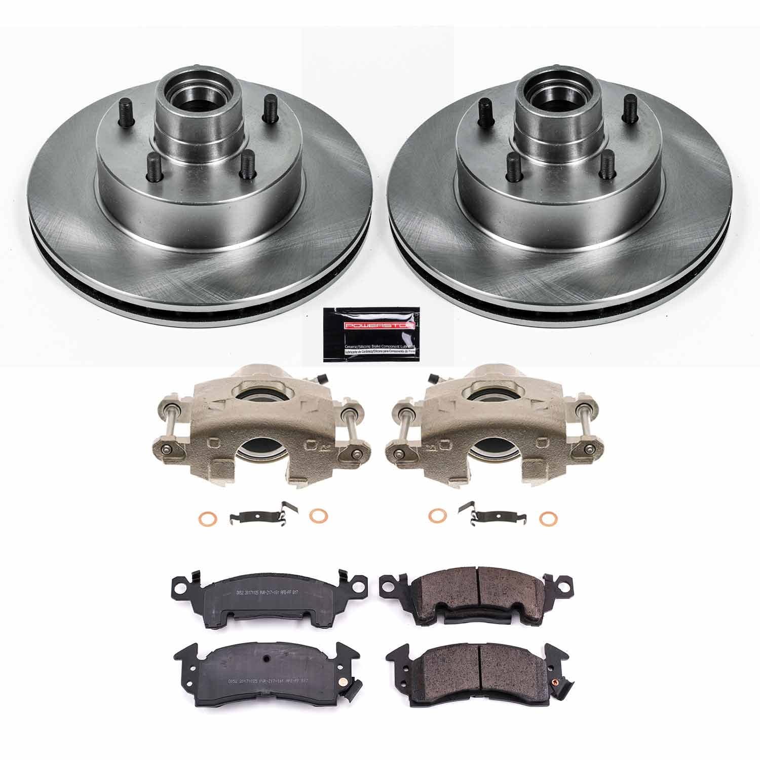 Power Stop - KCOE2580A - Front - Disc Brake Pad/Caliper and Rotor Kit image 1
