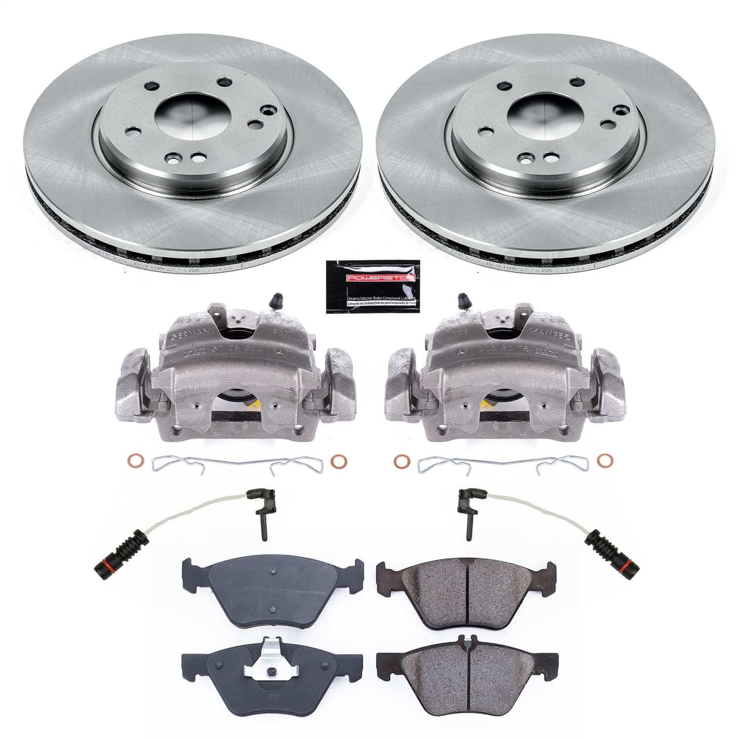Power Stop - KCOE2926 - Front - Disc Brake Pad/Caliper and Rotor Kit image 1