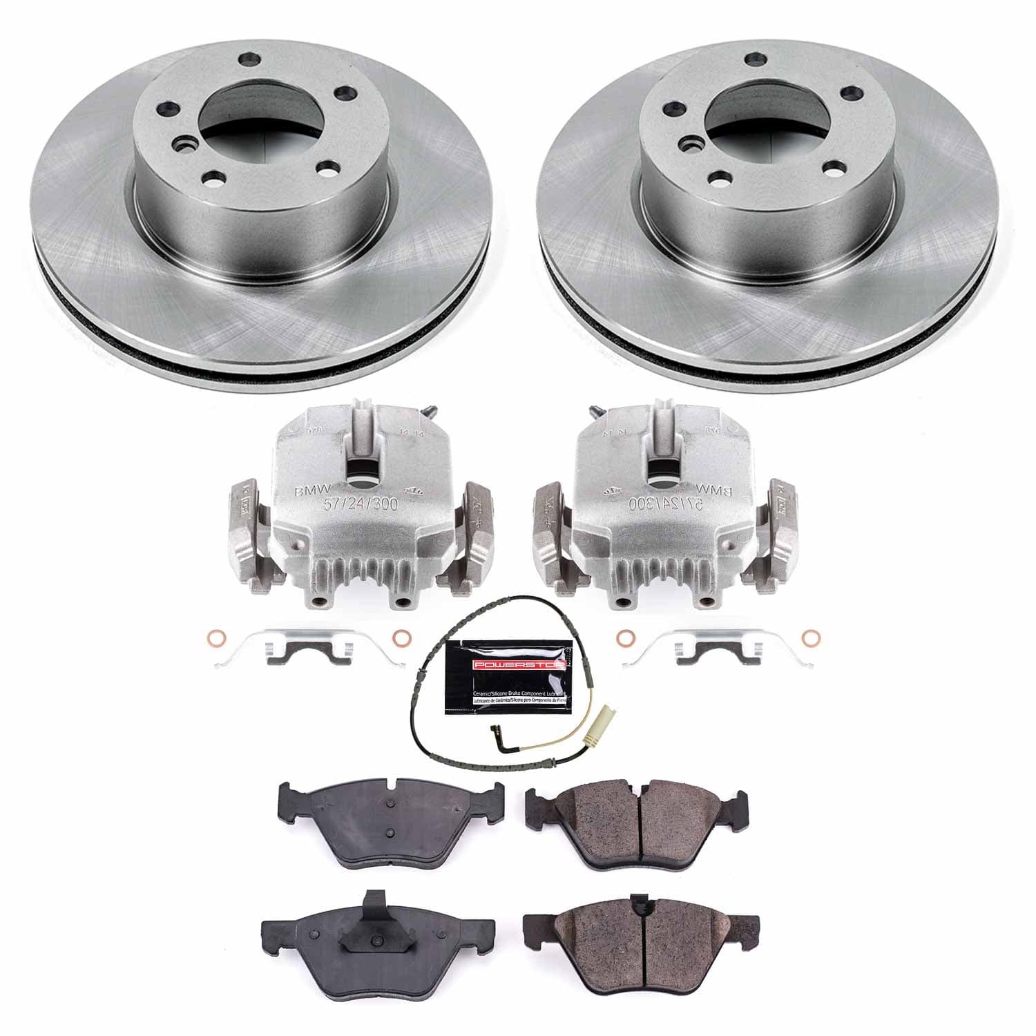 Power Stop - KCOE4589 - Front - Disc Brake Pad/Caliper and Rotor Kit image 1
