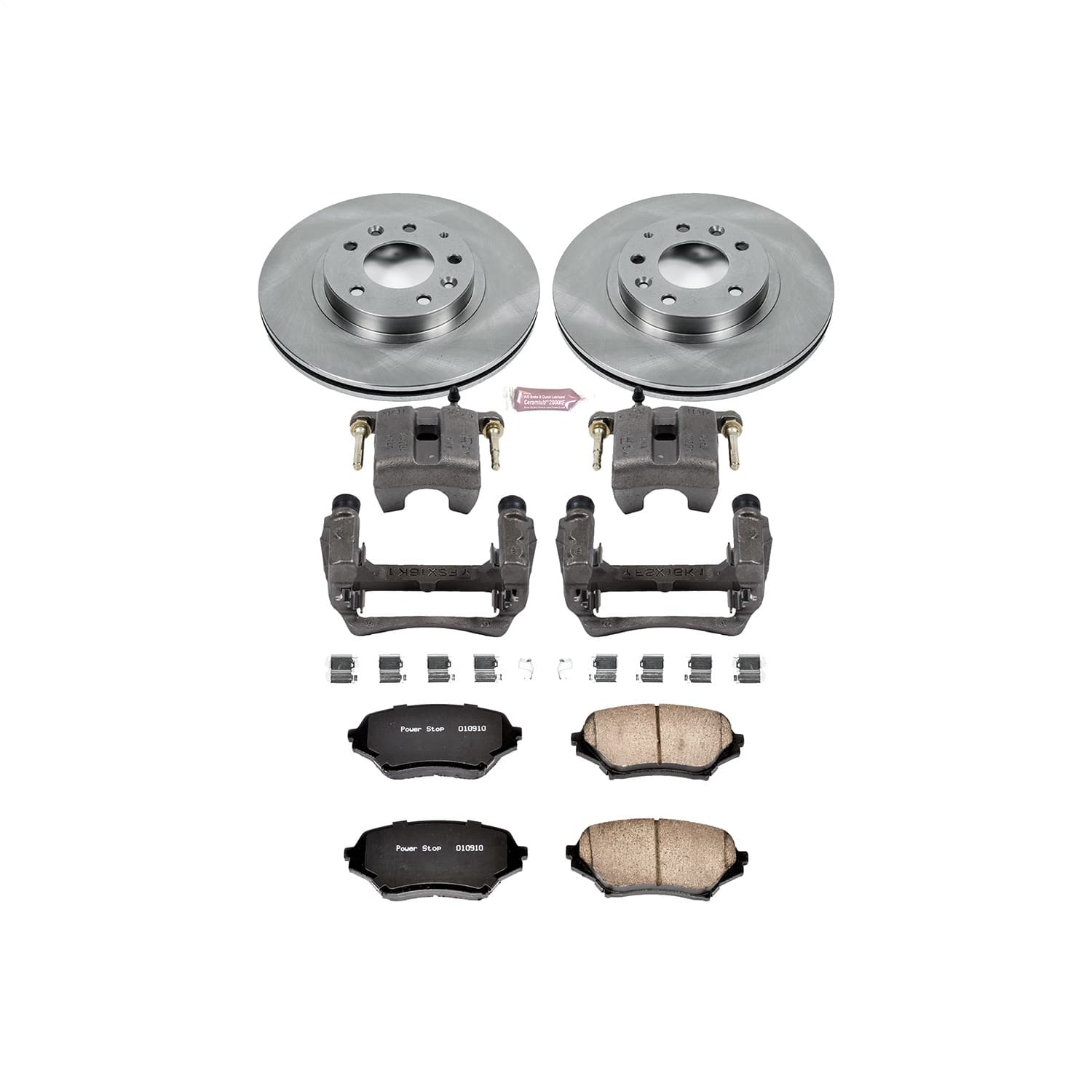 Power Stop - KCOE4659 - Front - Disc Brake Pad/Caliper and Rotor Kit image 1
