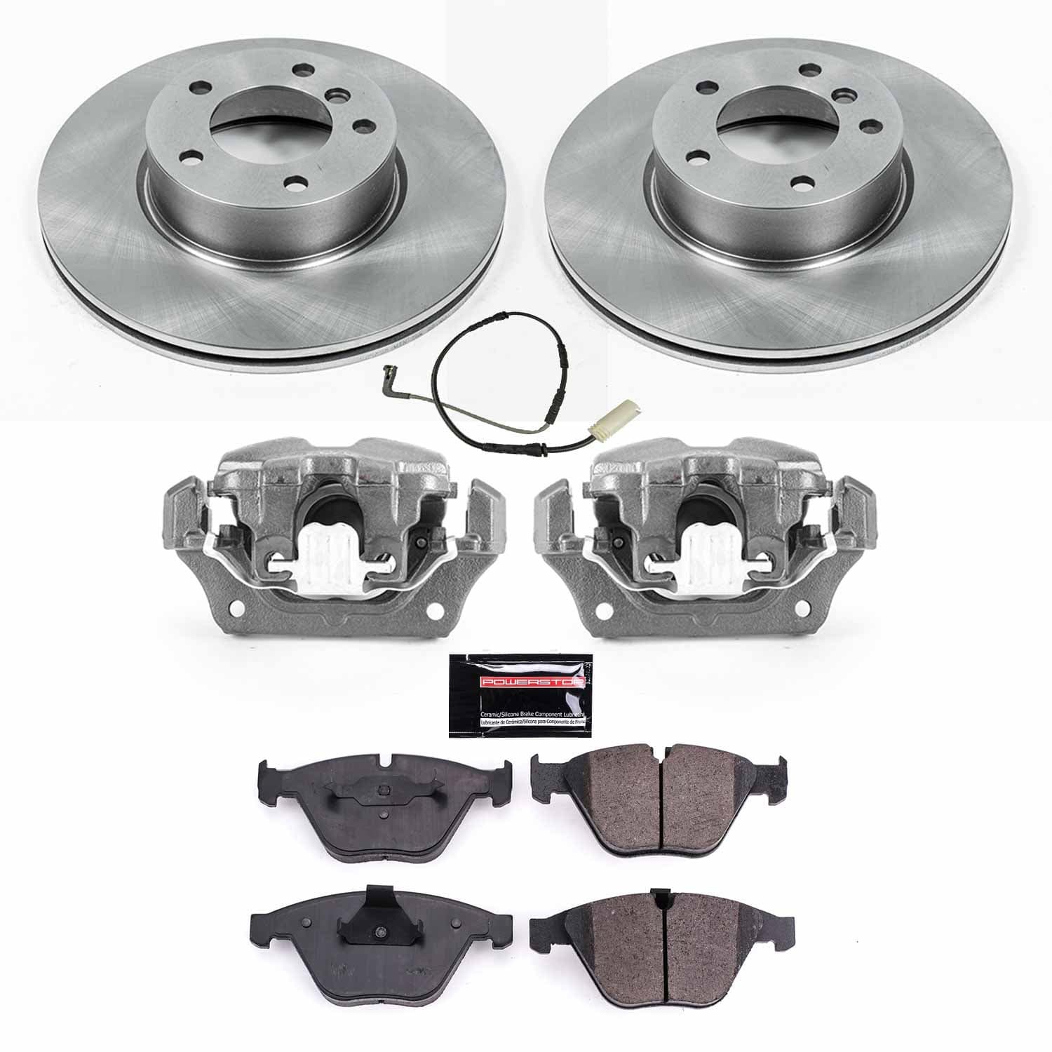 Power Stop - KCOE4677 - Front - Disc Brake Pad/Caliper and Rotor Kit image 1