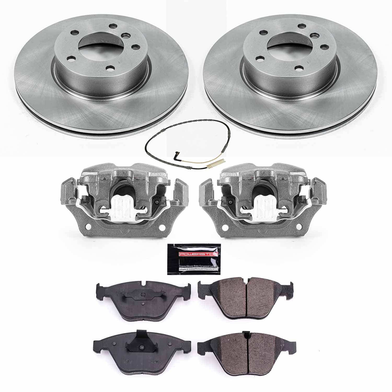 Power Stop - KCOE4678 - Front - Disc Brake Pad/Caliper and Rotor Kit image 1