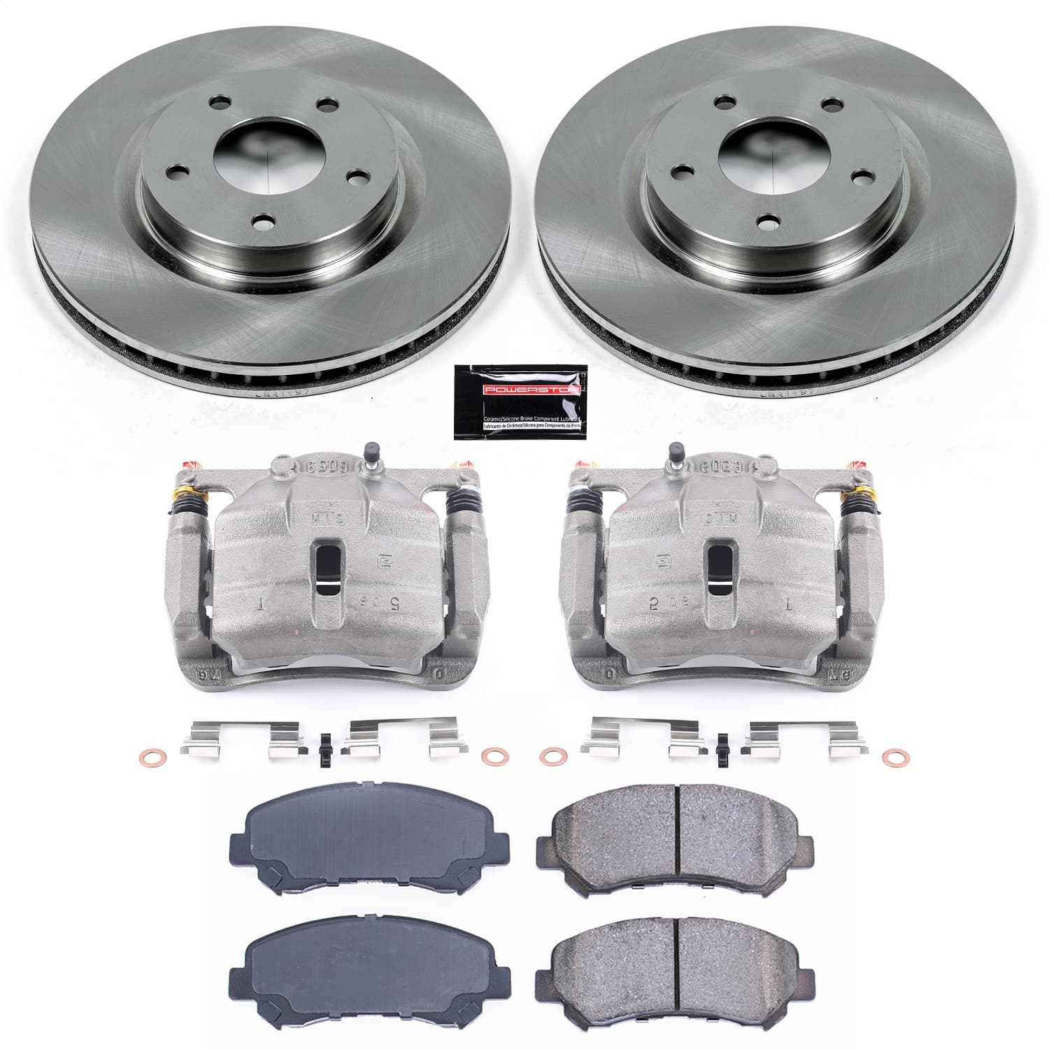 Power Stop - KCOE4724 - Front - Disc Brake Pad/Caliper and Rotor Kit image 1