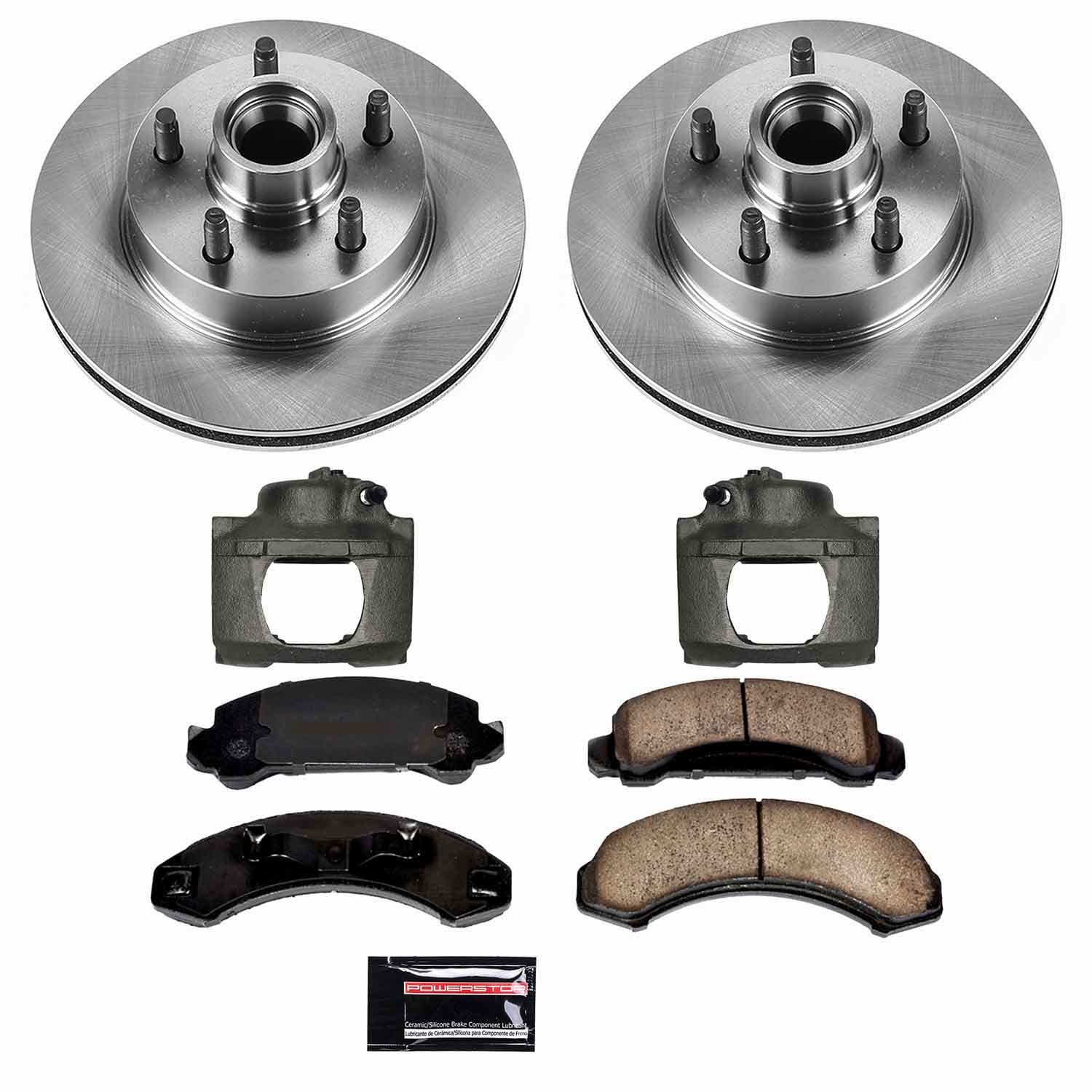 Power Stop - KCOE4791 - Front - Disc Brake Pad/Caliper and Rotor Kit image 1