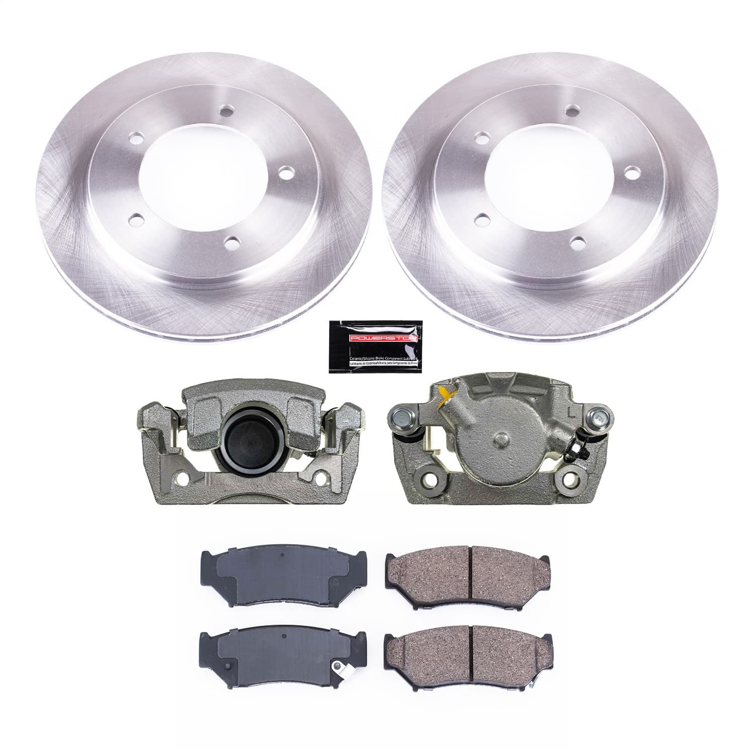 Power Stop - KCOE5014 - Front - Disc Brake Pad/Caliper and Rotor Kit image 1