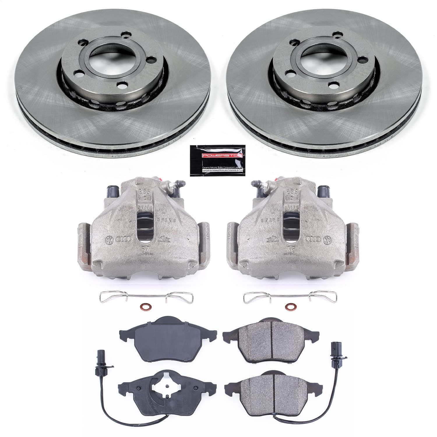 Power Stop - KCOE528 - Front - Disc Brake Pad/Caliper and Rotor Kit image 1