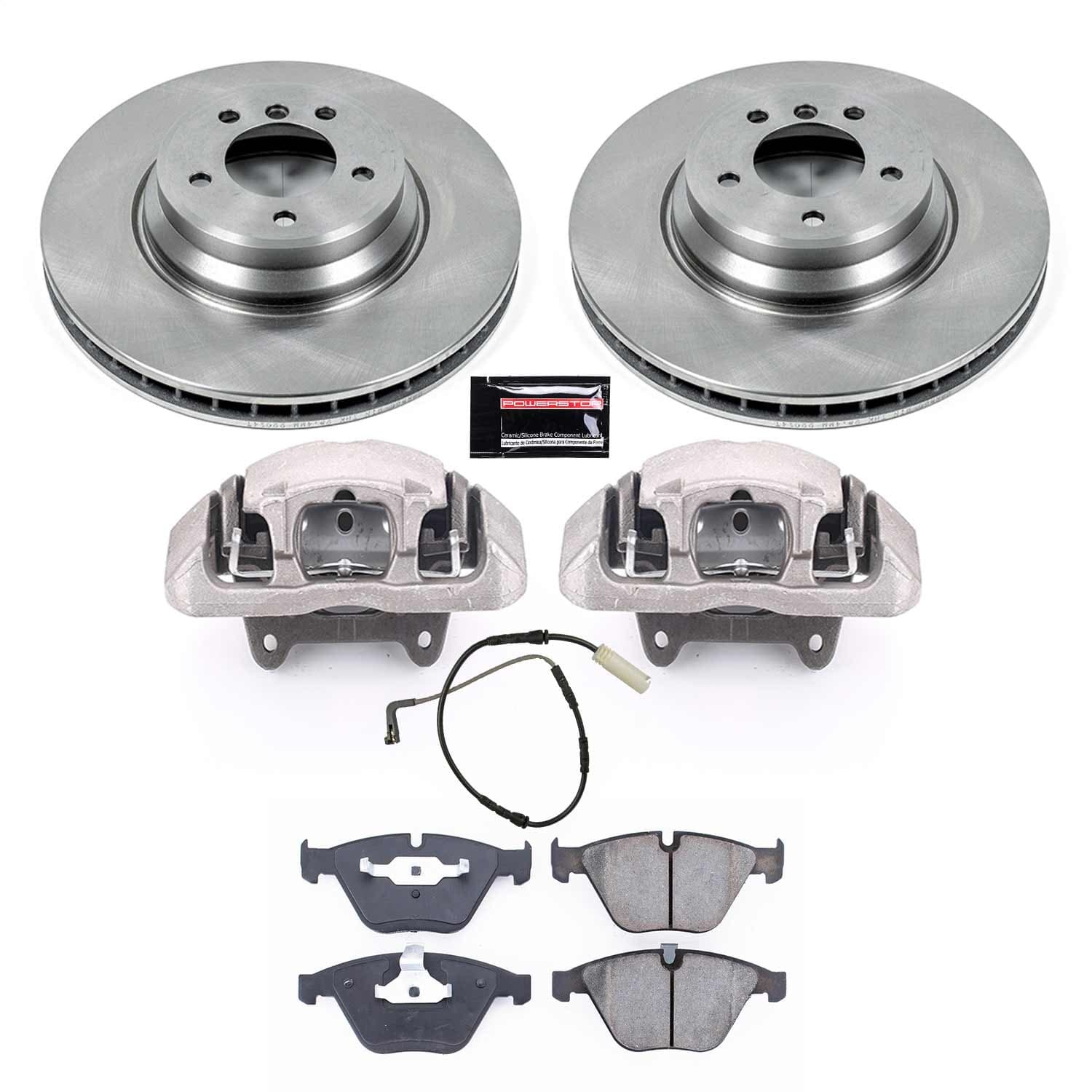 Power Stop - KCOE5281 - Front - Disc Brake Pad/Caliper and Rotor Kit image 1