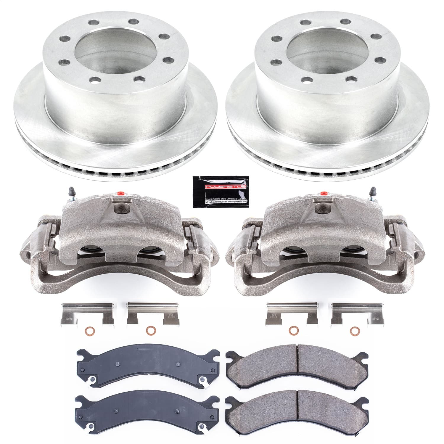 Power Stop - KCOE5337 - Rear - Disc Brake Pad/Caliper and Rotor Kit image 1