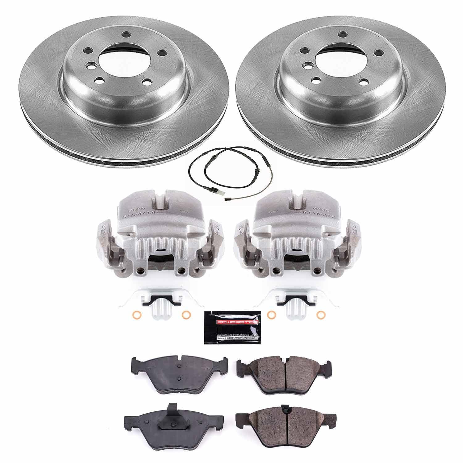 Power Stop - KCOE5691 - Front - Disc Brake Pad/Caliper and Rotor Kit image 1