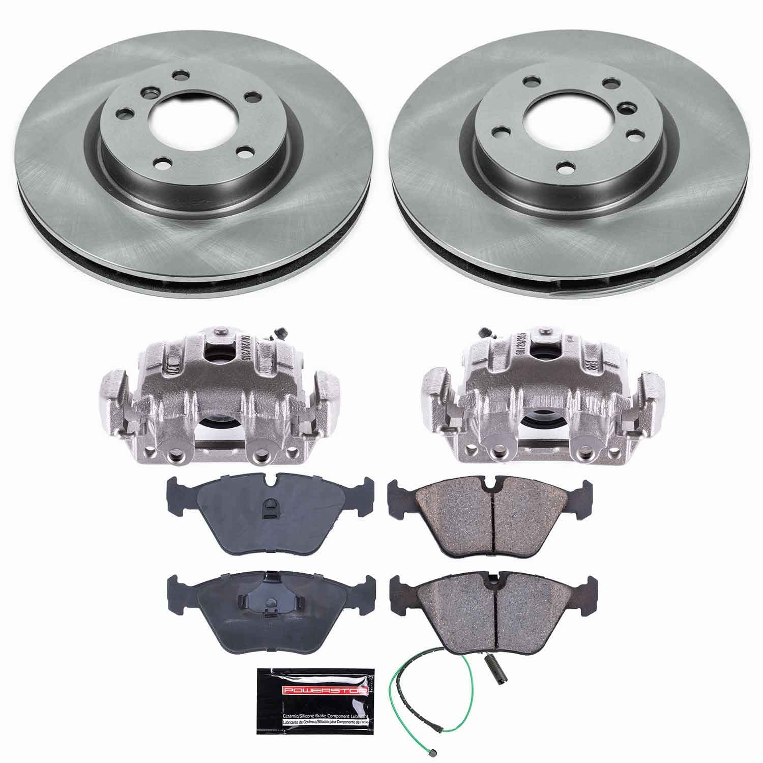Power Stop - KCOE582 - Front - Disc Brake Pad/Caliper and Rotor Kit image 1