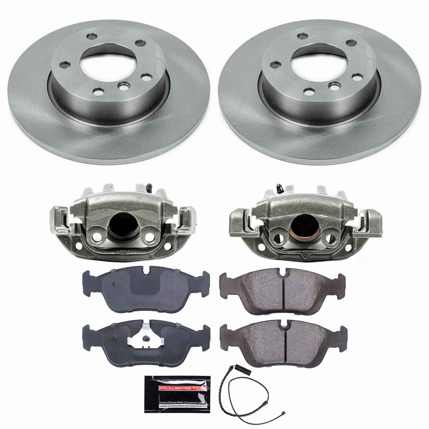 Power Stop - KCOE590 - Front - Disc Brake Pad/Caliper and Rotor Kit image 1