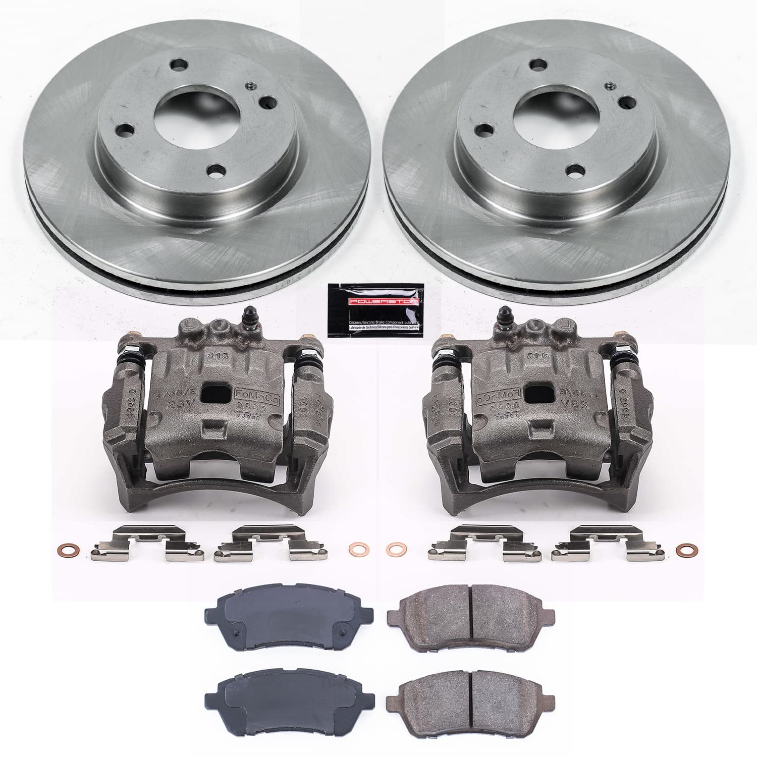 Power Stop - KCOE5969 - Front - Disc Brake Pad/Caliper and Rotor Kit image 1