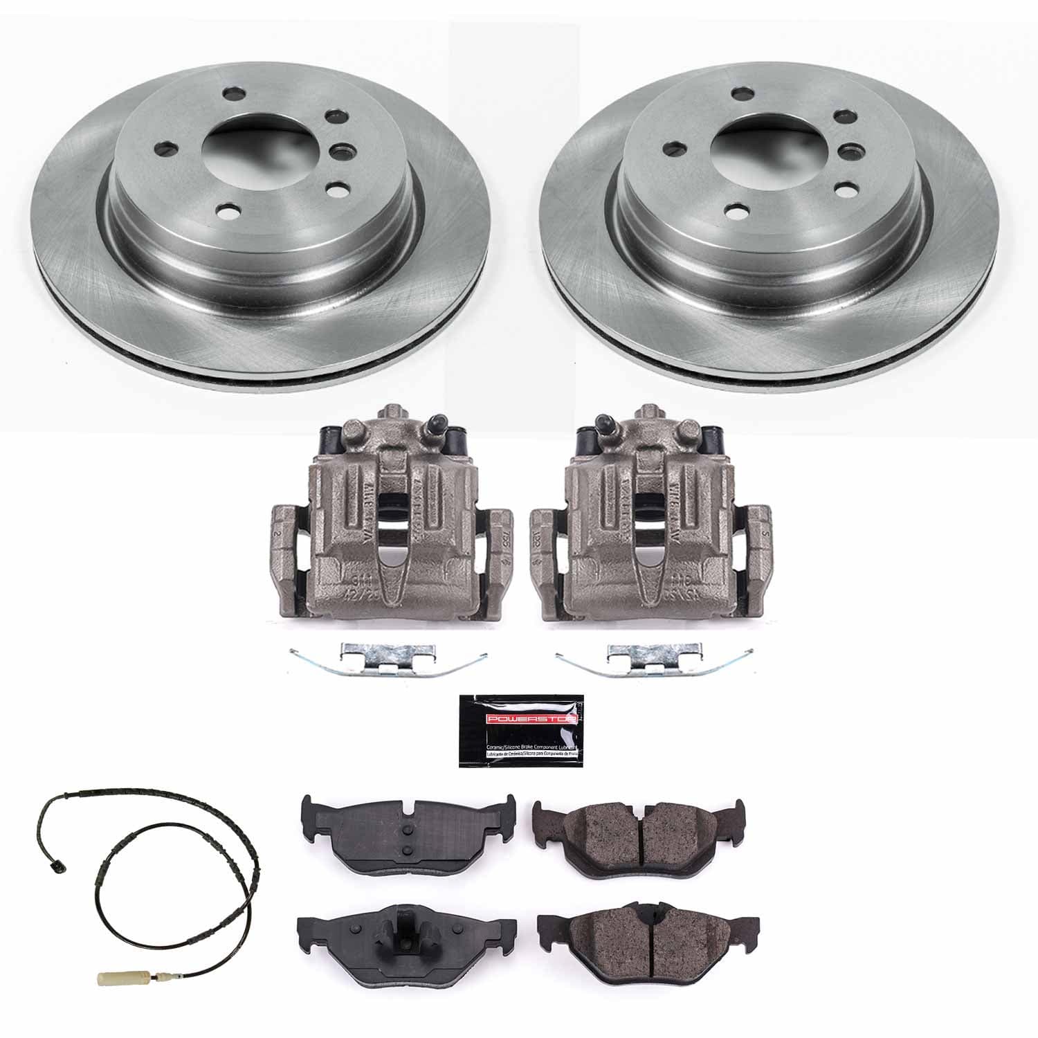 Power Stop - KCOE5980 - Rear - Disc Brake Pad/Caliper and Rotor Kit image 1