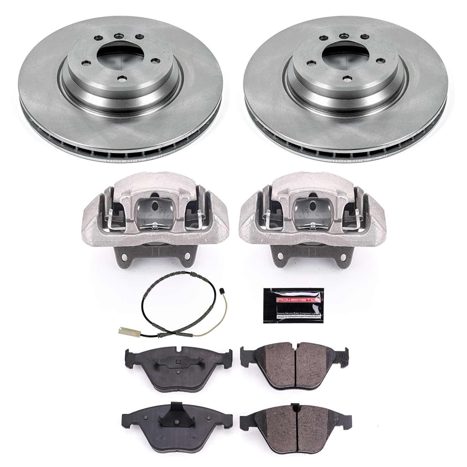Power Stop - KCOE6058 - Front - Disc Brake Pad/Caliper and Rotor Kit image 1