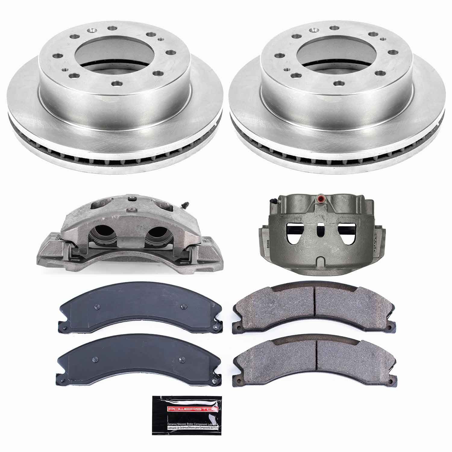 Power Stop - KCOE6258 - Front - Disc Brake Pad/Caliper and Rotor Kit image 1