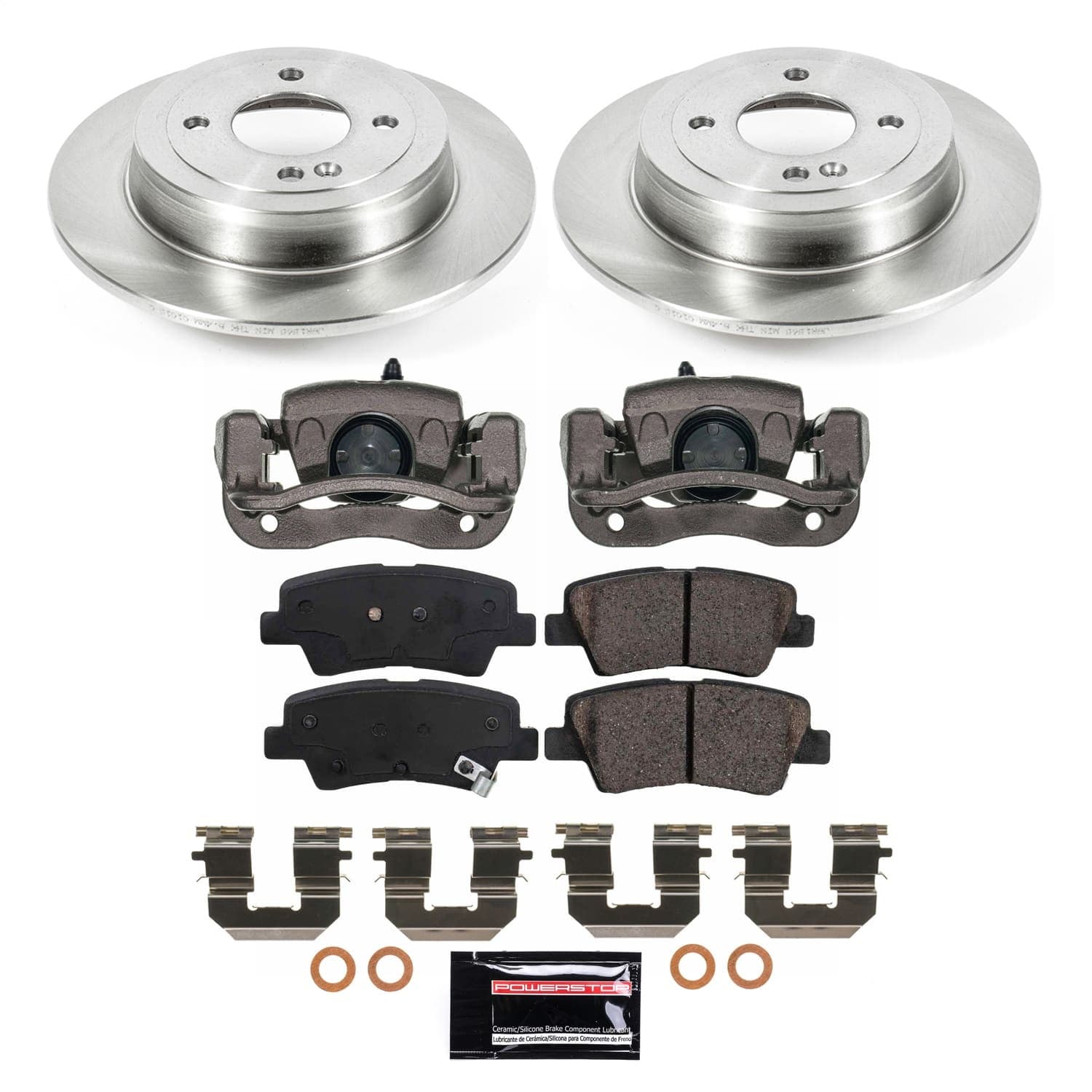 Power Stop - KCOE6507A - Rear - Disc Brake Pad and Rotor Kit image 1