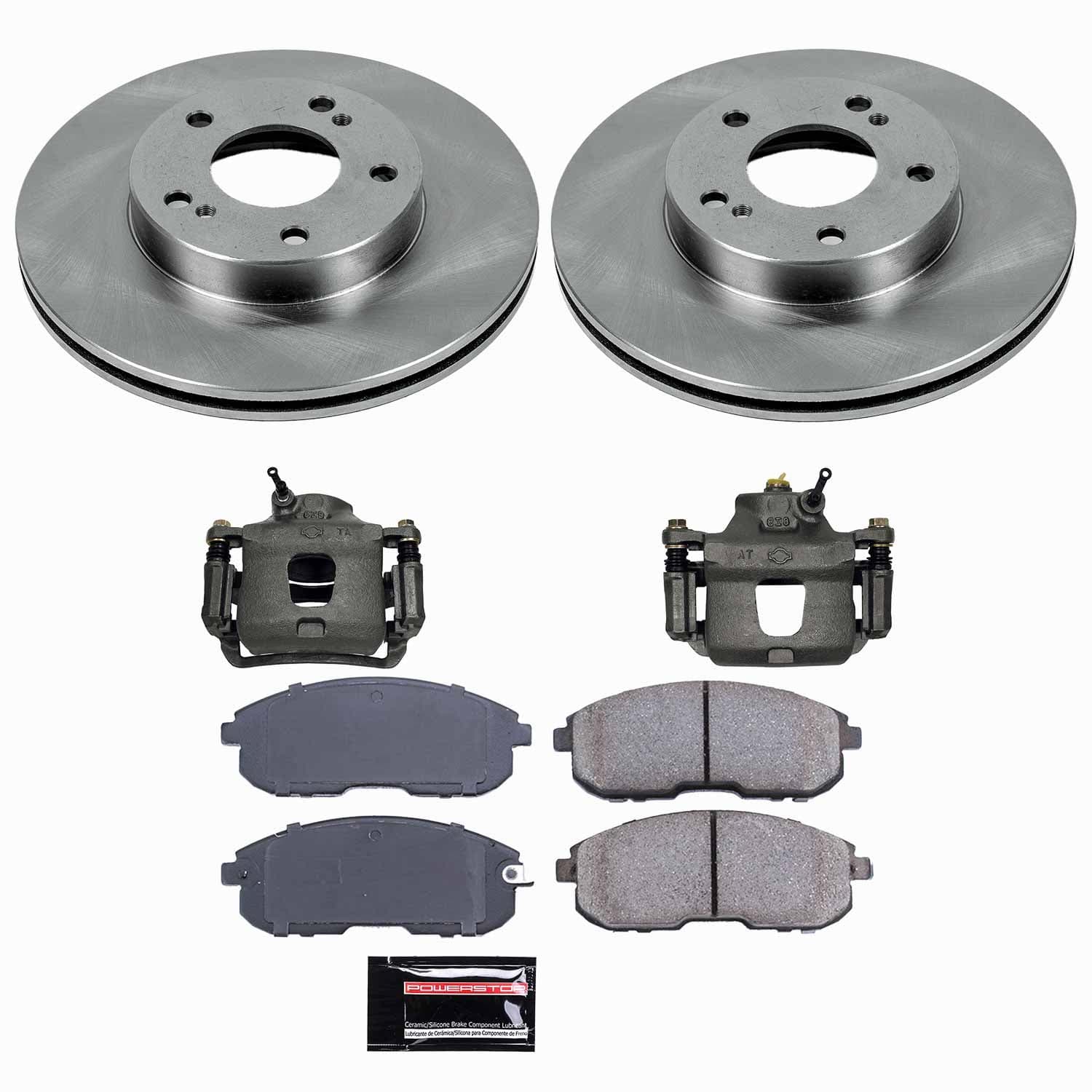 Power Stop - KCOE660 - Front - Disc Brake Pad/Caliper and Rotor Kit image 1