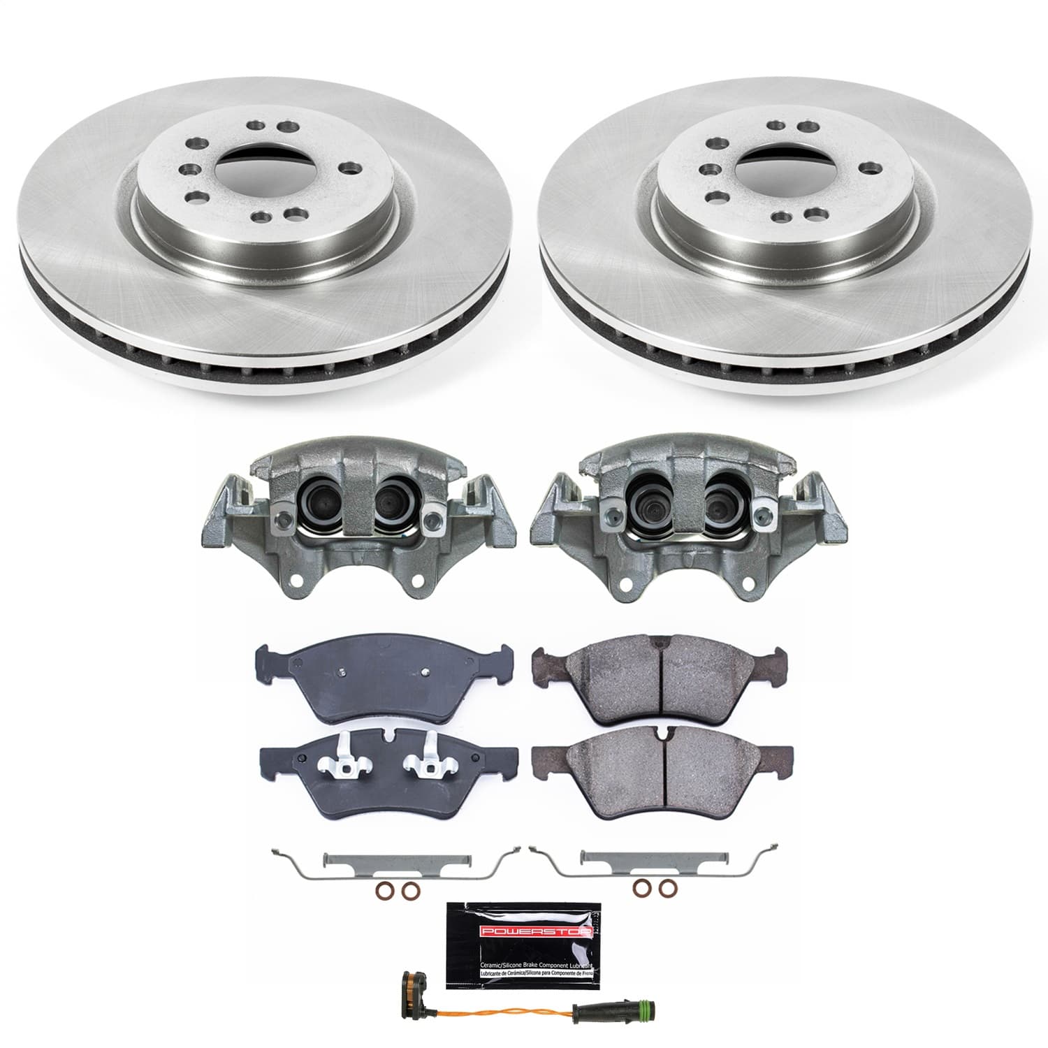 Power Stop - KCOE6709 - Front - Disc Brake Pad/Caliper and Rotor Kit image 1