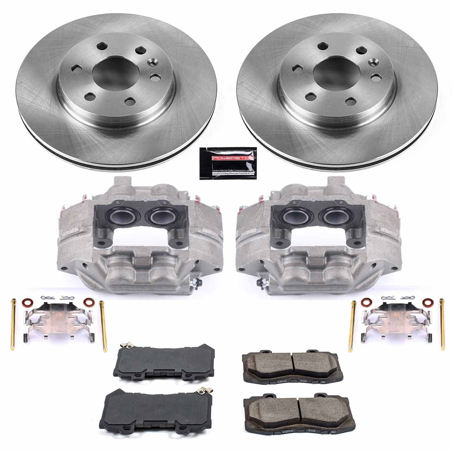 Power Stop - KCOE7126 - Front - Disc Brake Pad/Caliper and Rotor Kit image 1