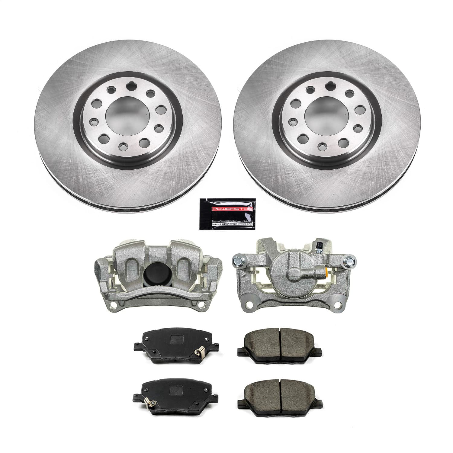 Power Stop - KCOE7299 - Front - Disc Brake Pad/Caliper and Rotor Kit image 1