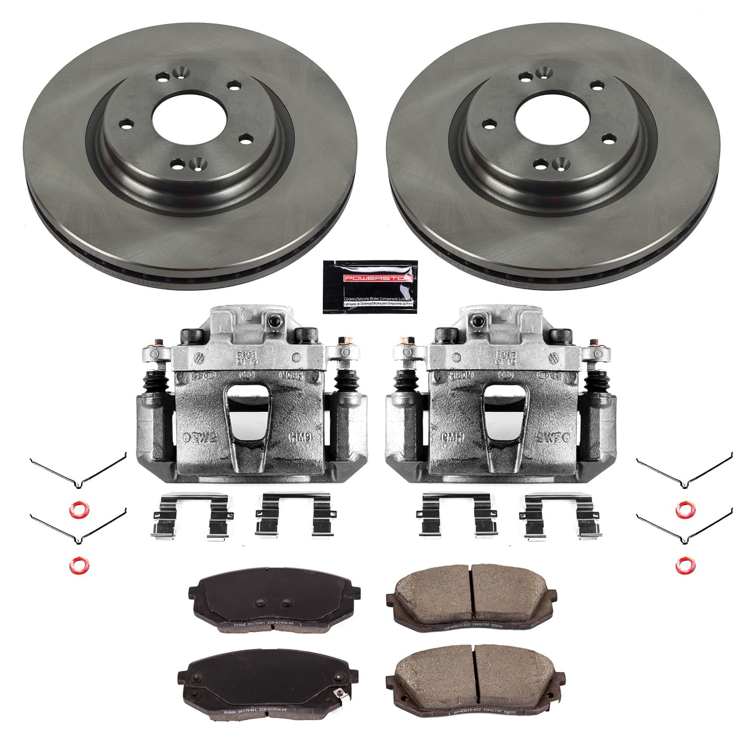 Power Stop - KCOE7353 - Front - Disc Brake Pad/Caliper and Rotor Kit image 1