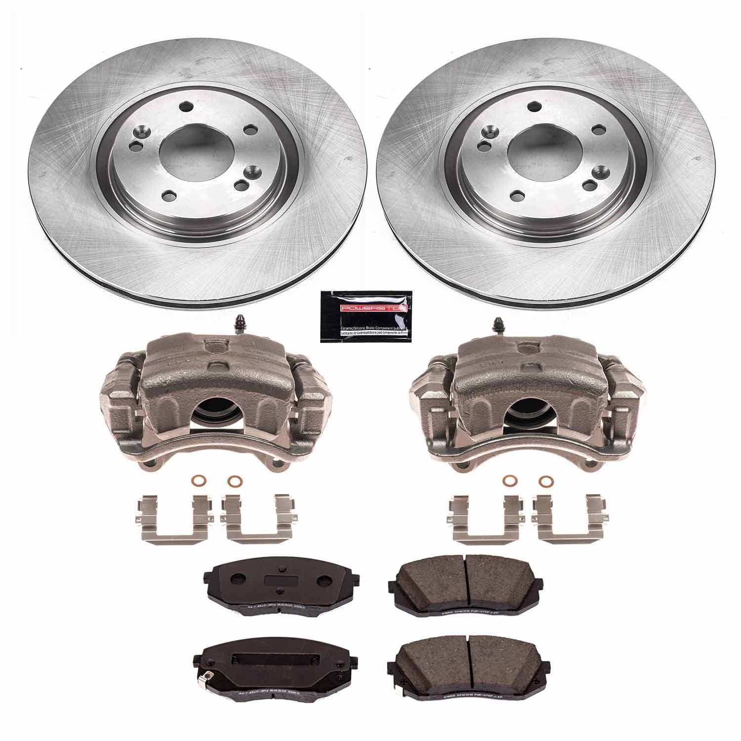 Power Stop - KCOE7509 - Front - Disc Brake Pad/Caliper and Rotor Kit image 1
