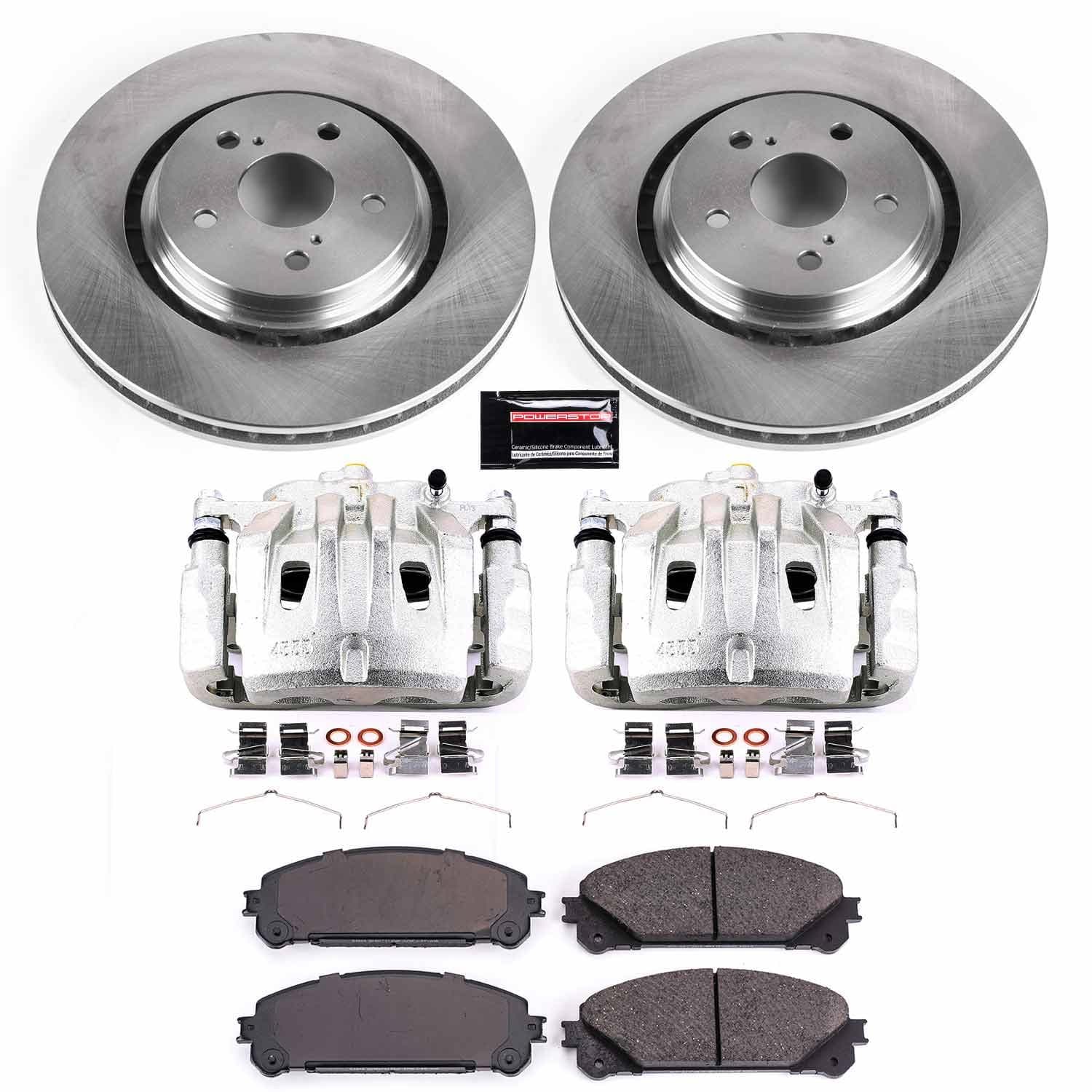 Power Stop - KCOE7688 - Front - Disc Brake Pad/Caliper and Rotor Kit image 1