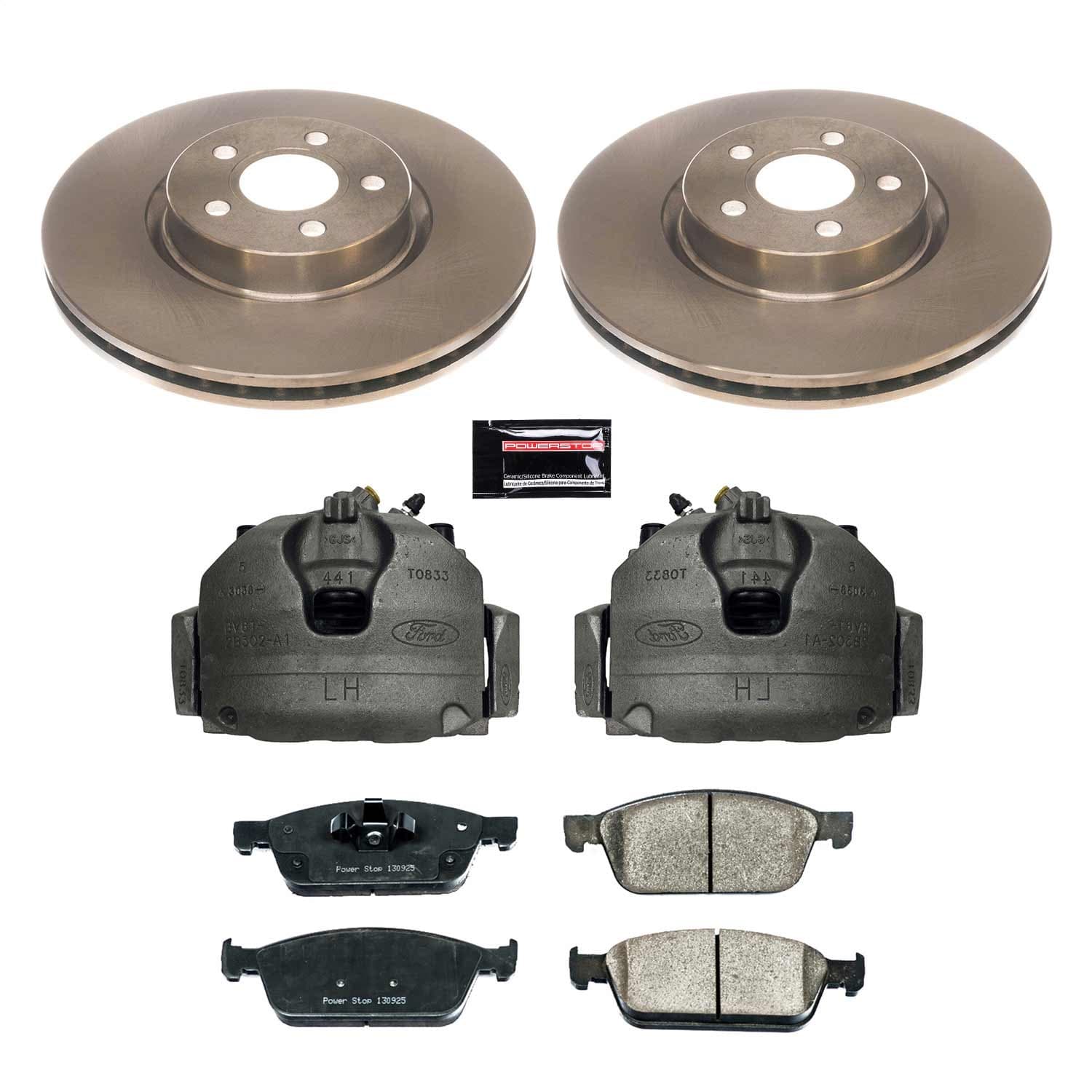 Power Stop - KCOE8175 - Front - Disc Brake Pad/Caliper and Rotor Kit image 1