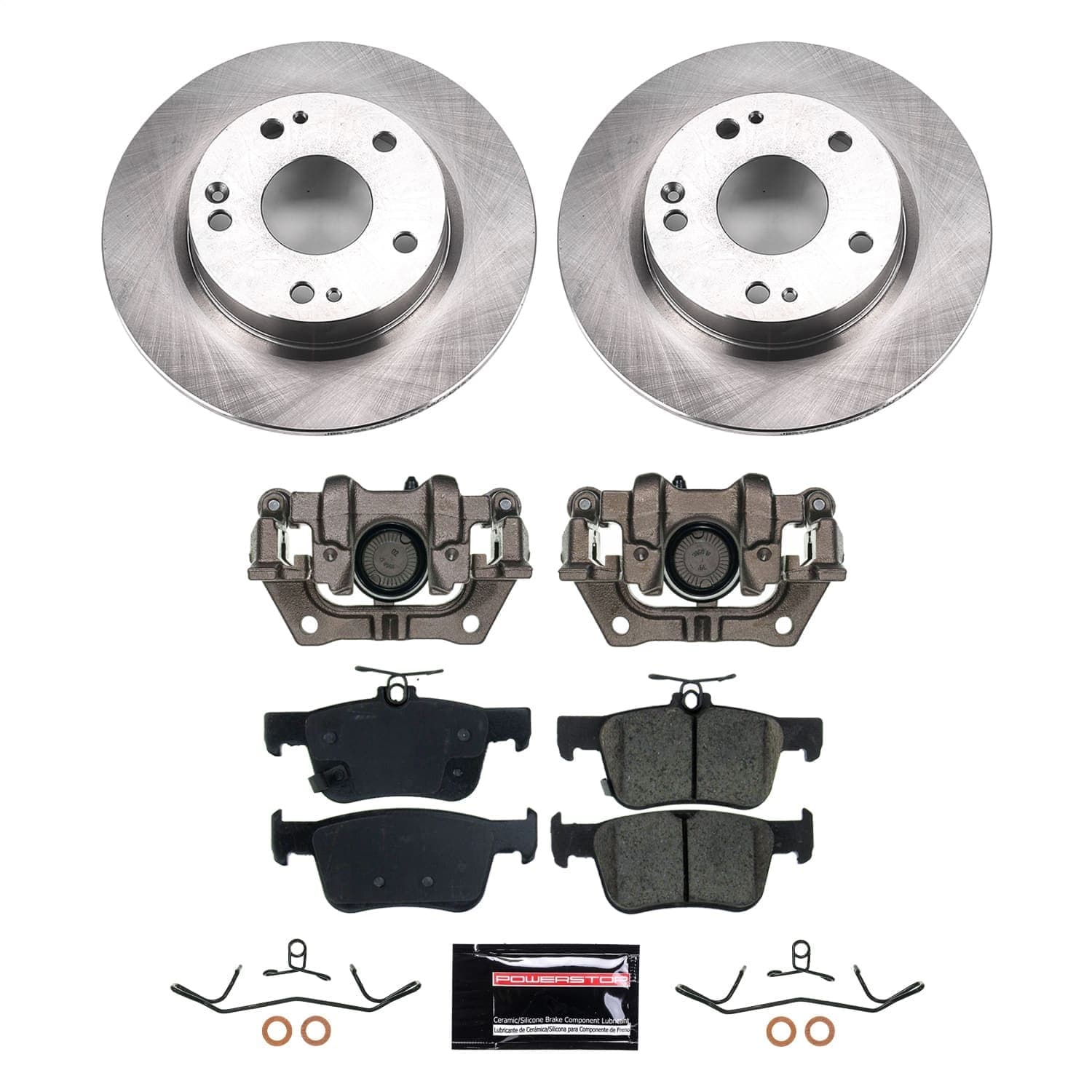 Power Stop - KCOE8330 - Rear - Disc Brake Pad and Rotor Kit image 1