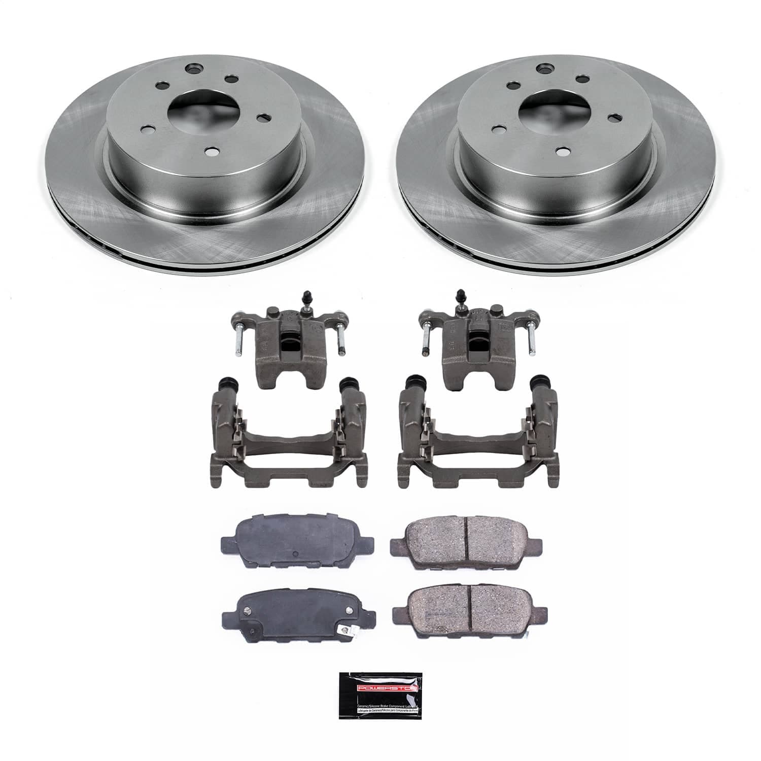 Power Stop - KCOE9064 - Rear - Disc Brake Pad and Rotor Kit image 1